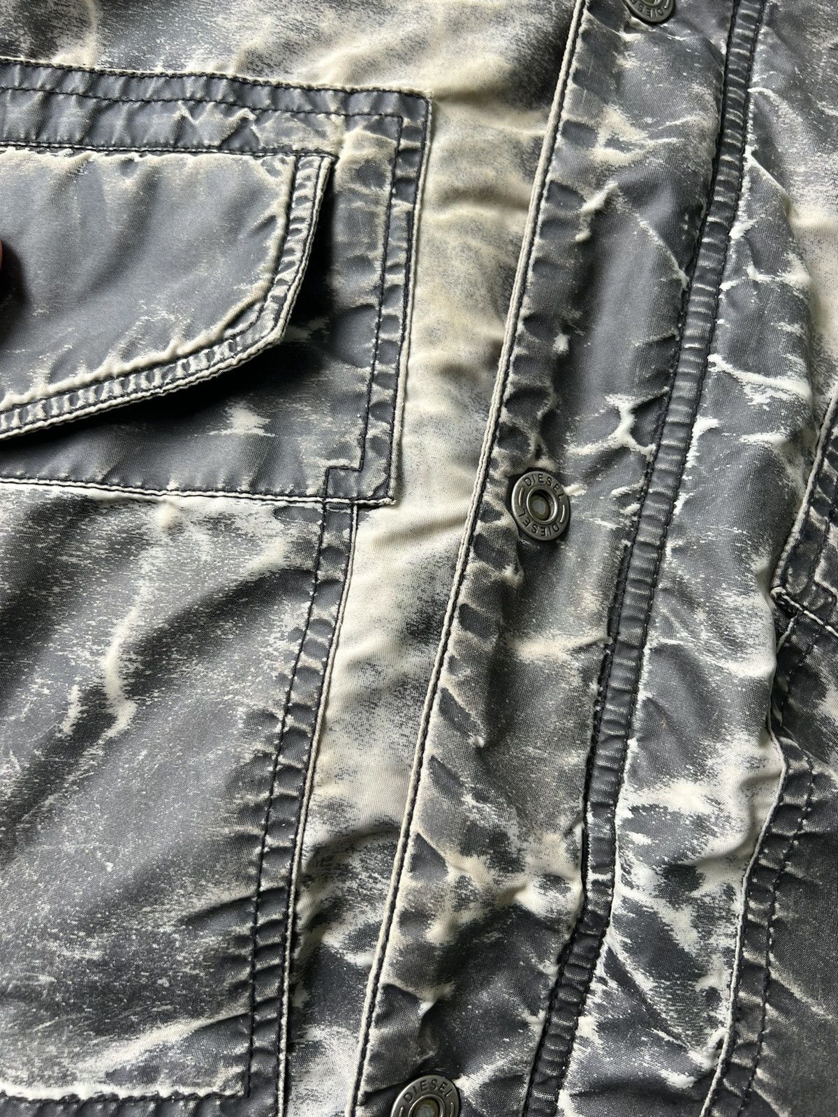 Diesel Crazy Vintage Diesel Avant Garde Faded Bomber Parka Jacket Size US XL / EU 56 / 4 - 22 Thumbnail