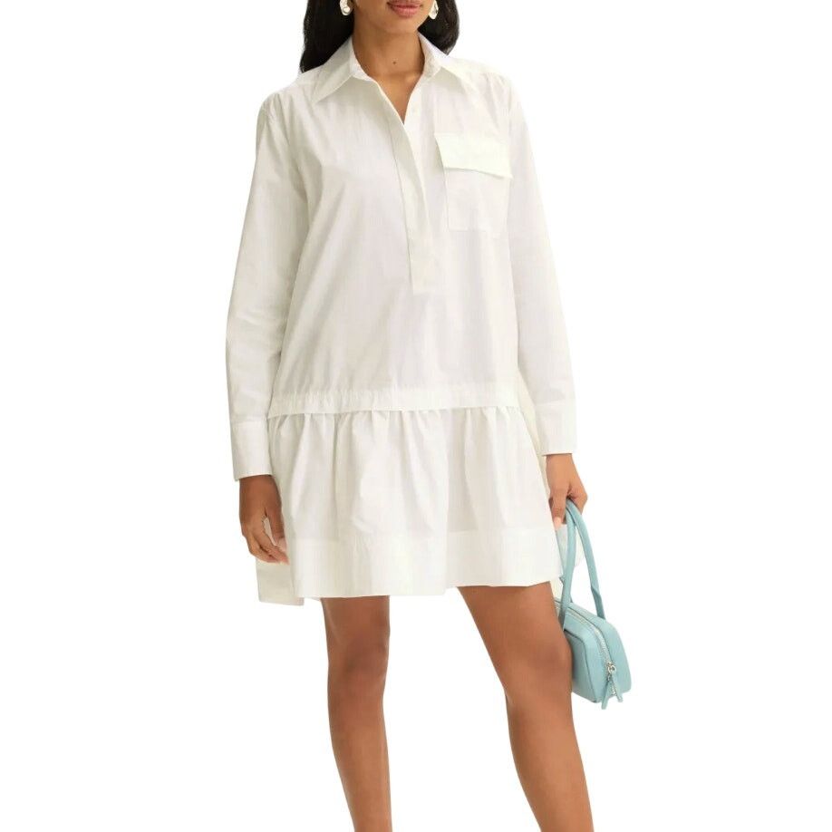 A.L.C. A.L.C Brooke Dress in White, Size M Size M / US 6-8 / IT 42-44 - 2 Thumbnail