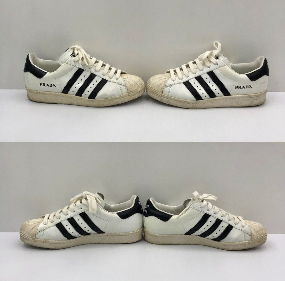 Adidas × Prada Adidas x prada superstar Y2k style Size US 6.5 / EU 39-40 - 5 Thumbnail