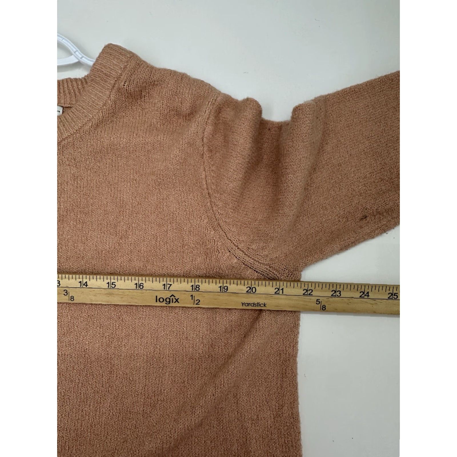 Vintage Ava & Viv Womens Sweater 2X Pink Round Neck Long Sleeve Knit Pullover Regular Fit 2X Womens Sweater Size XXL / US 16-18 / IT 52-54 - 7 Thumbnail