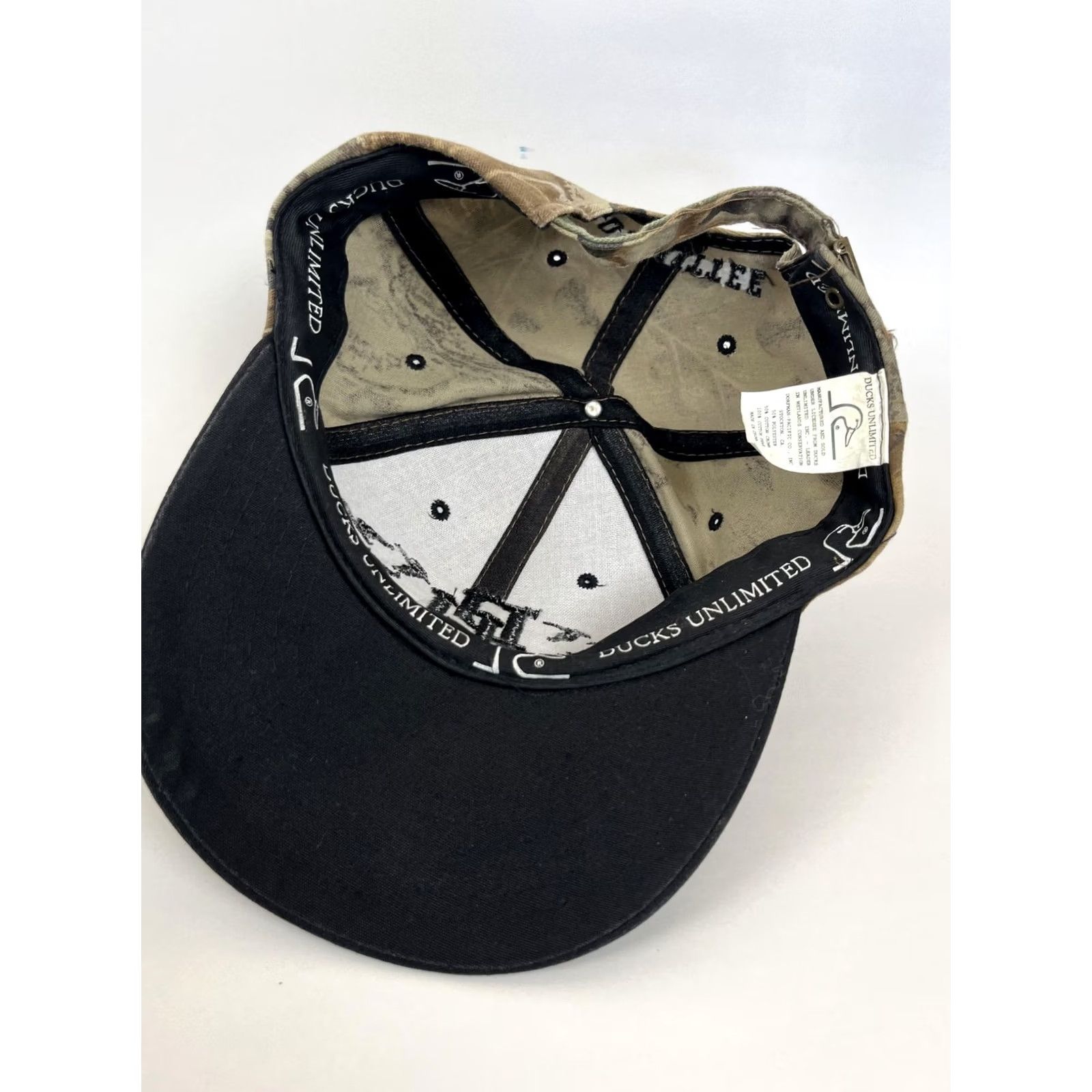 Vintage Vintage Ducks Unlimited Committee Hat Cap Strap Back Adjustable Brown Camo Hunting Size ONE SIZE - 7 Thumbnail