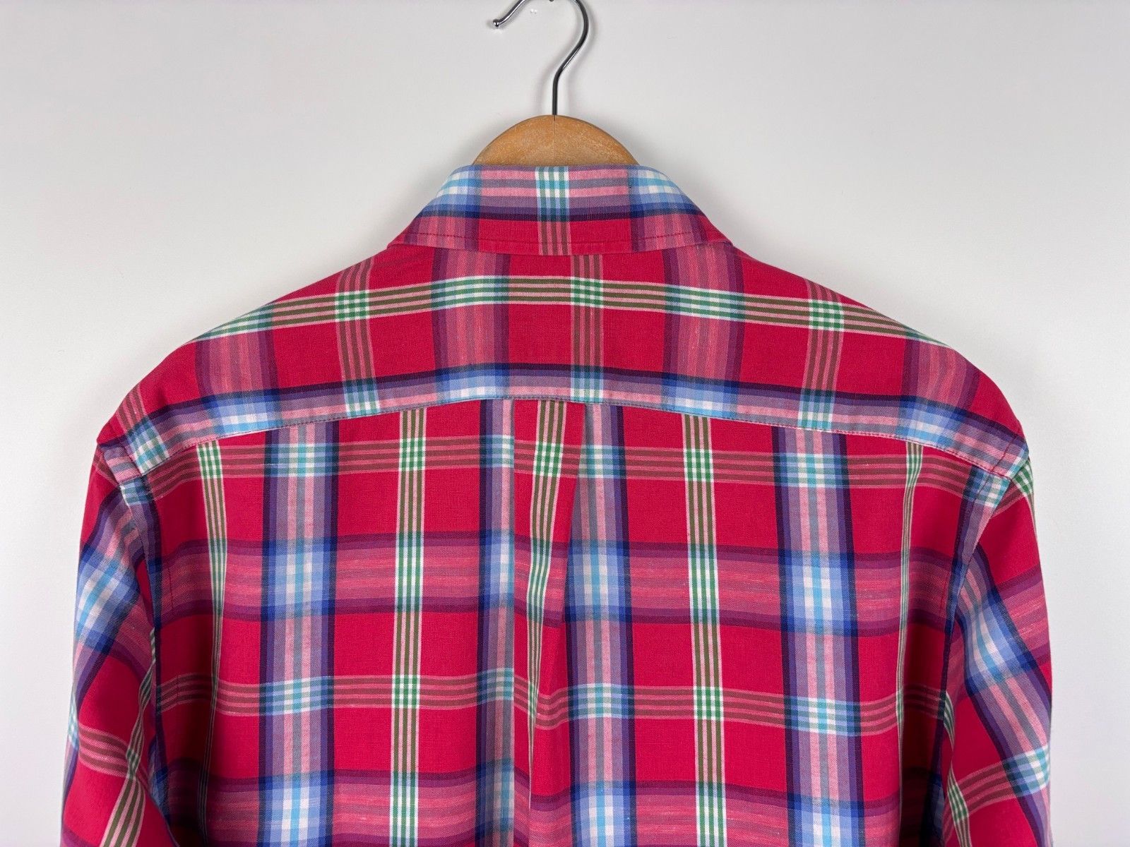 Hackett Hackett London Flannel Button Up Shirt Linen Cotton Size L Size US L / EU 52-54 / 3 - 5 Thumbnail