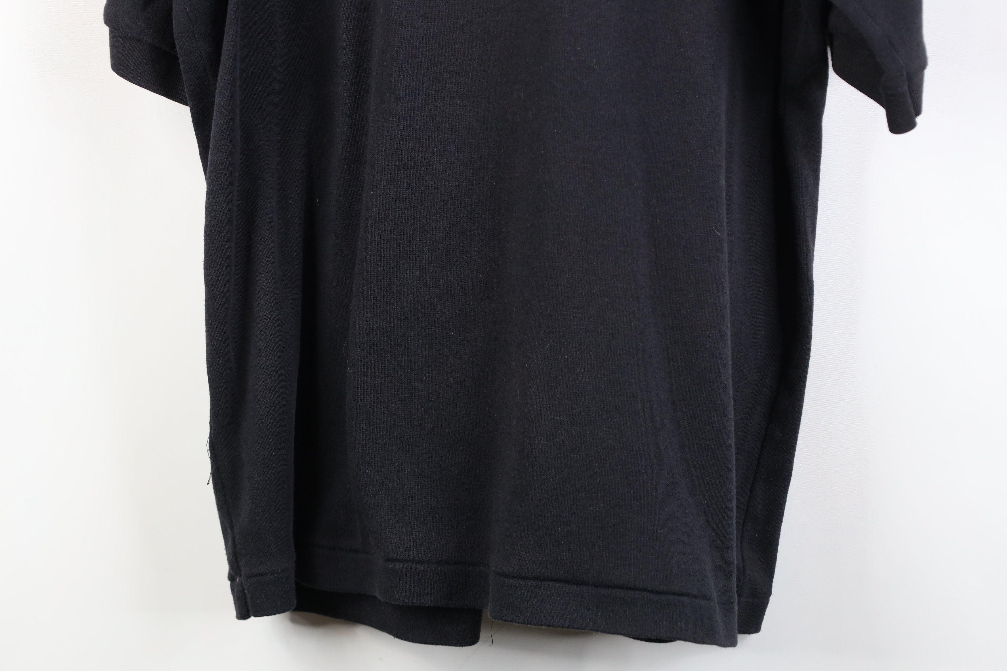 Vintage Vintage 70s Streetwear Cotton Knit Golf Polo Shirt Black Size US XL / EU 56 / 4 - 14 Thumbnail