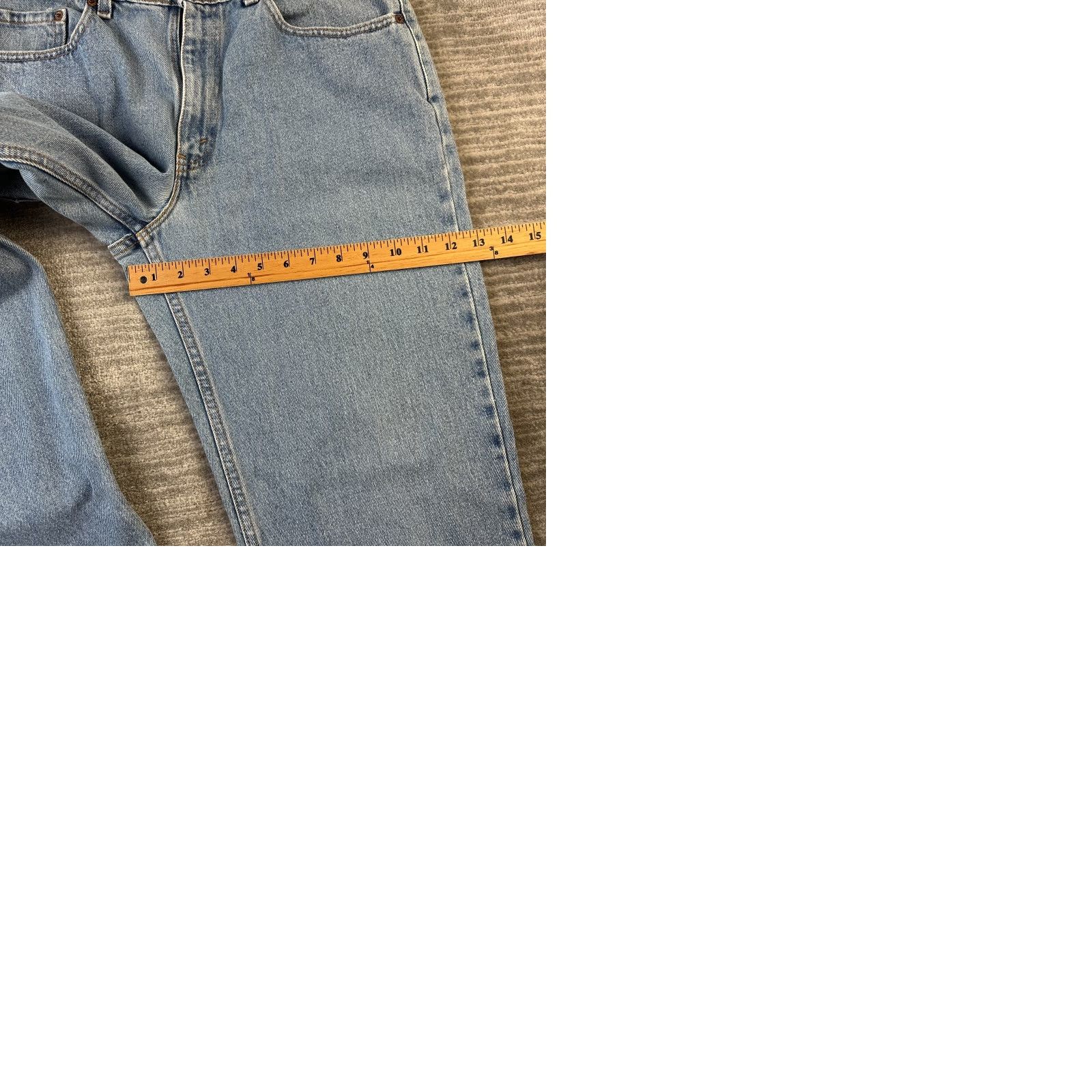 Levi's VINTAGE Levi's 550 Jeans Mens 34x30 Blue Denim Light Wash USA Made 90s Y2K Levi's 550 Jeans Mens 34x30 Blue Denim Light Wash USA Made 90s Y2K Size US 34 / EU 50 - 9 Thumbnail