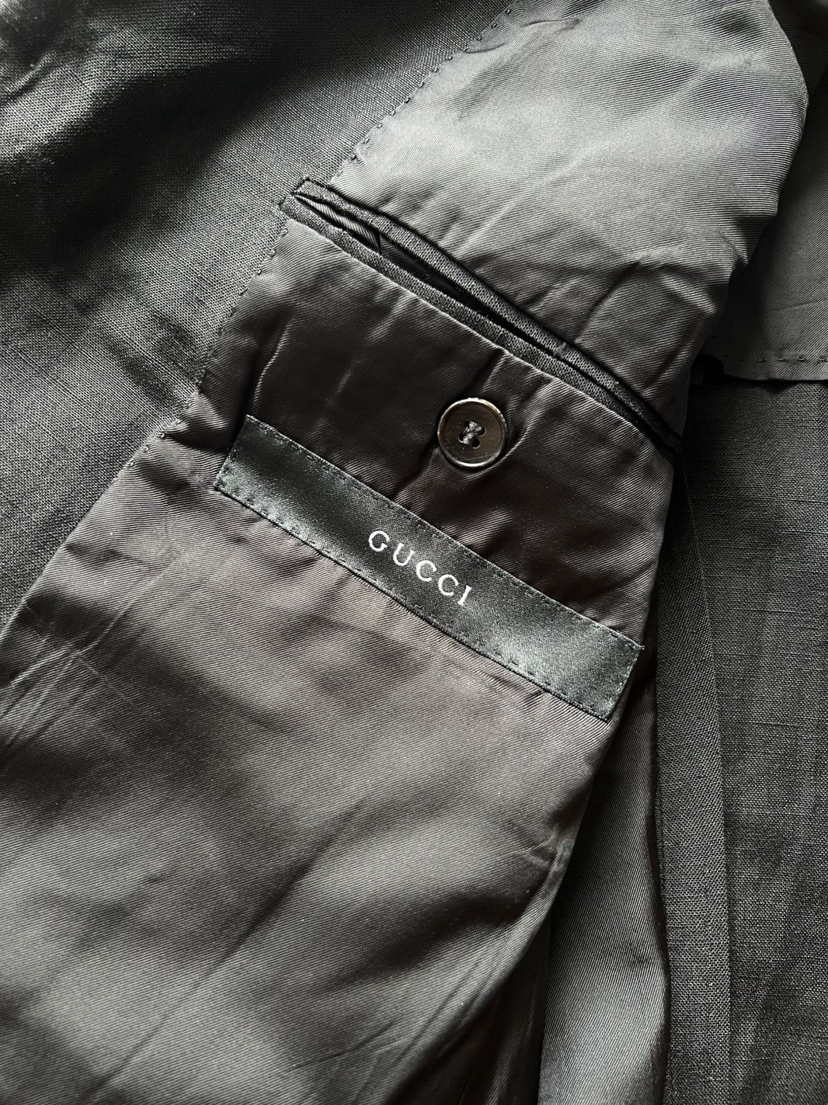 Gucci Gucci - Tom Ford - Linen Blazer Jacket Size 48R - 11 Thumbnail