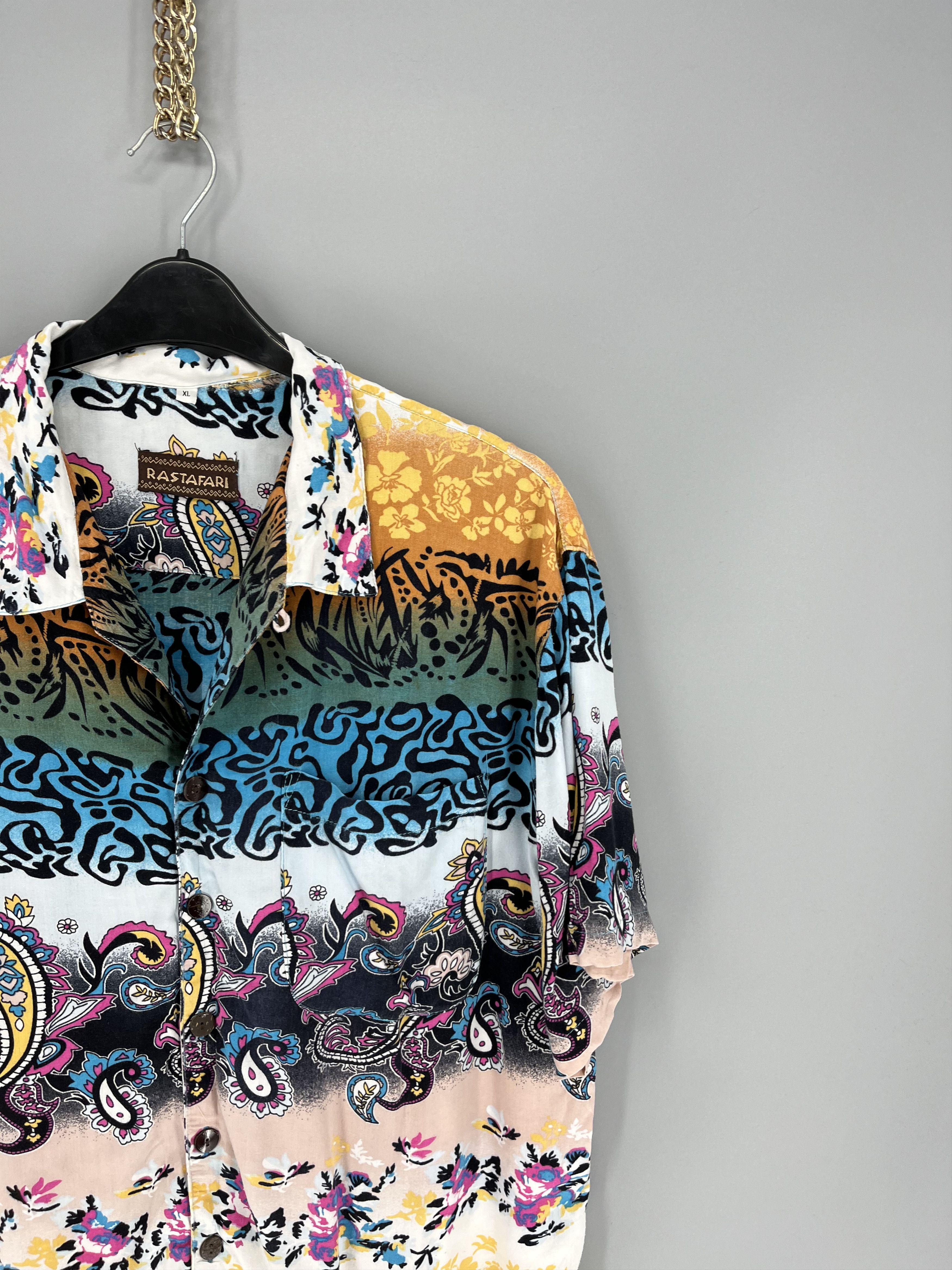 Vintage Vintage Y2K STREETWEAR Art Streetwear Hawaiian Travis Scott Size US XL / EU 56 / 4 - 5 Thumbnail