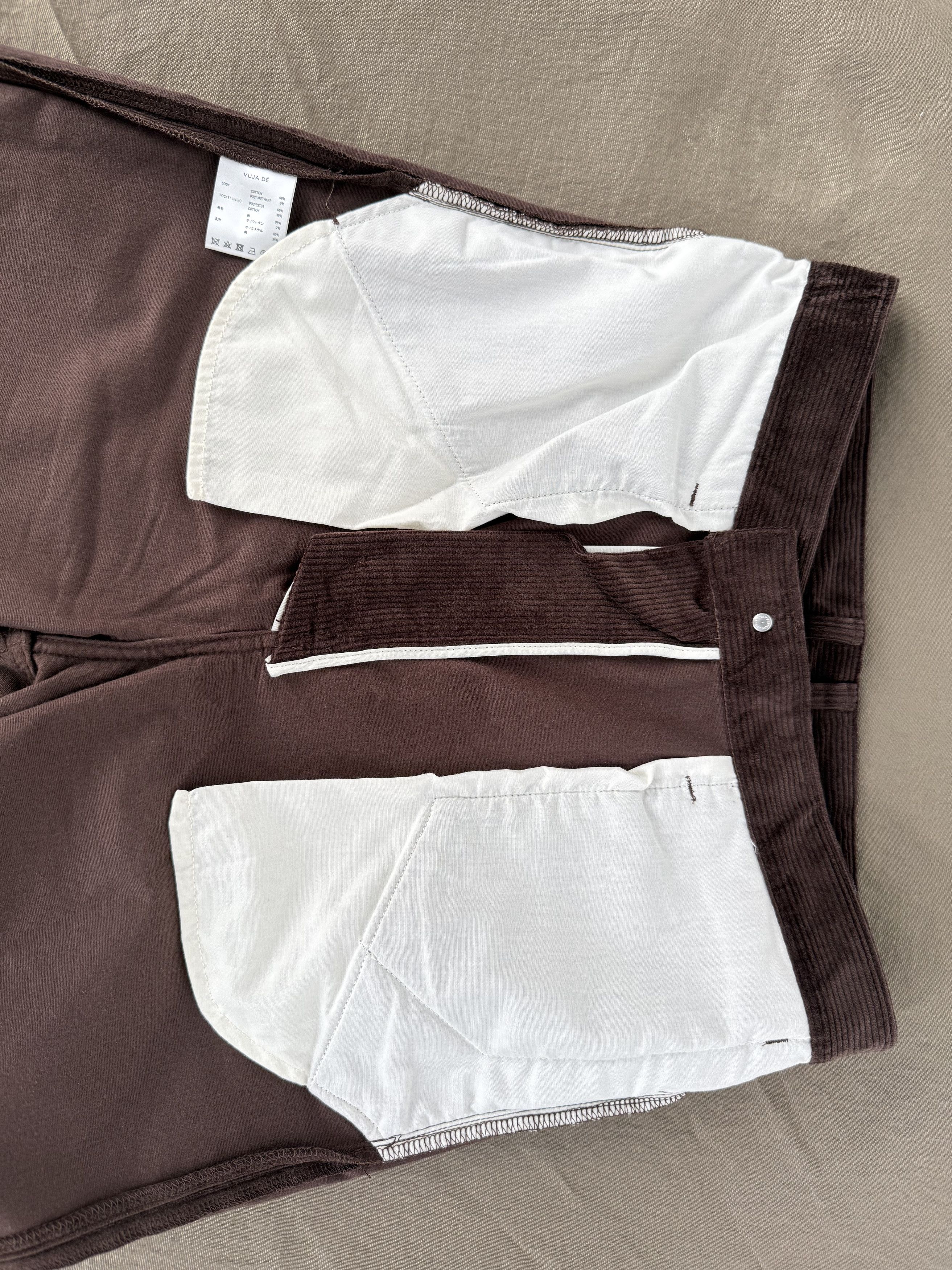Vuja De VUJADE JUDE CORDUROY TROUSERS IN TOBACCO BROWN Size US 32 / EU 48 - 7 Thumbnail