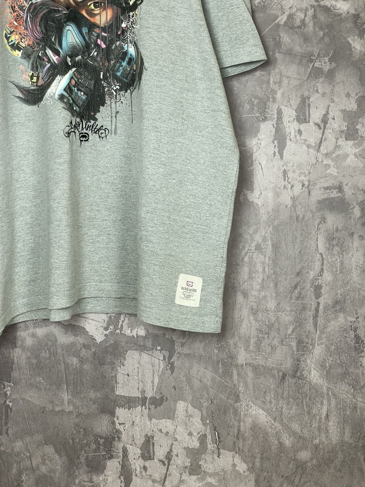 Ecko Unltd. × Vintage Vintage ECKO Unlimited Graffiti T Shirt Getting up Size US XXL / EU 58 / 5 - 5 Thumbnail