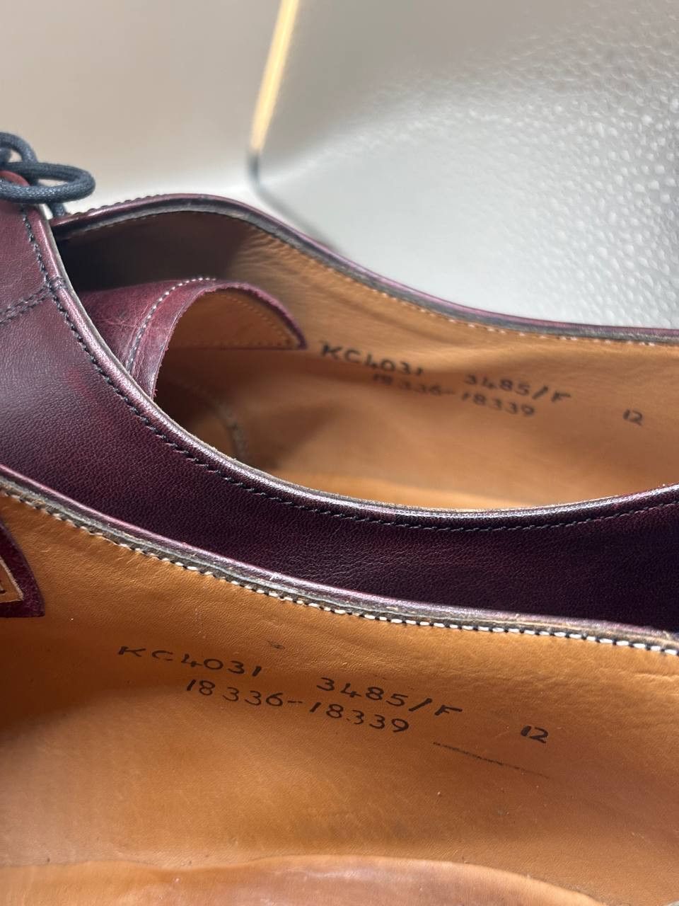 Prada PRADA Made in England Leather Cap-Toe Derby Shoes UK 12 Size US 13 / EU 46 - 9 Thumbnail