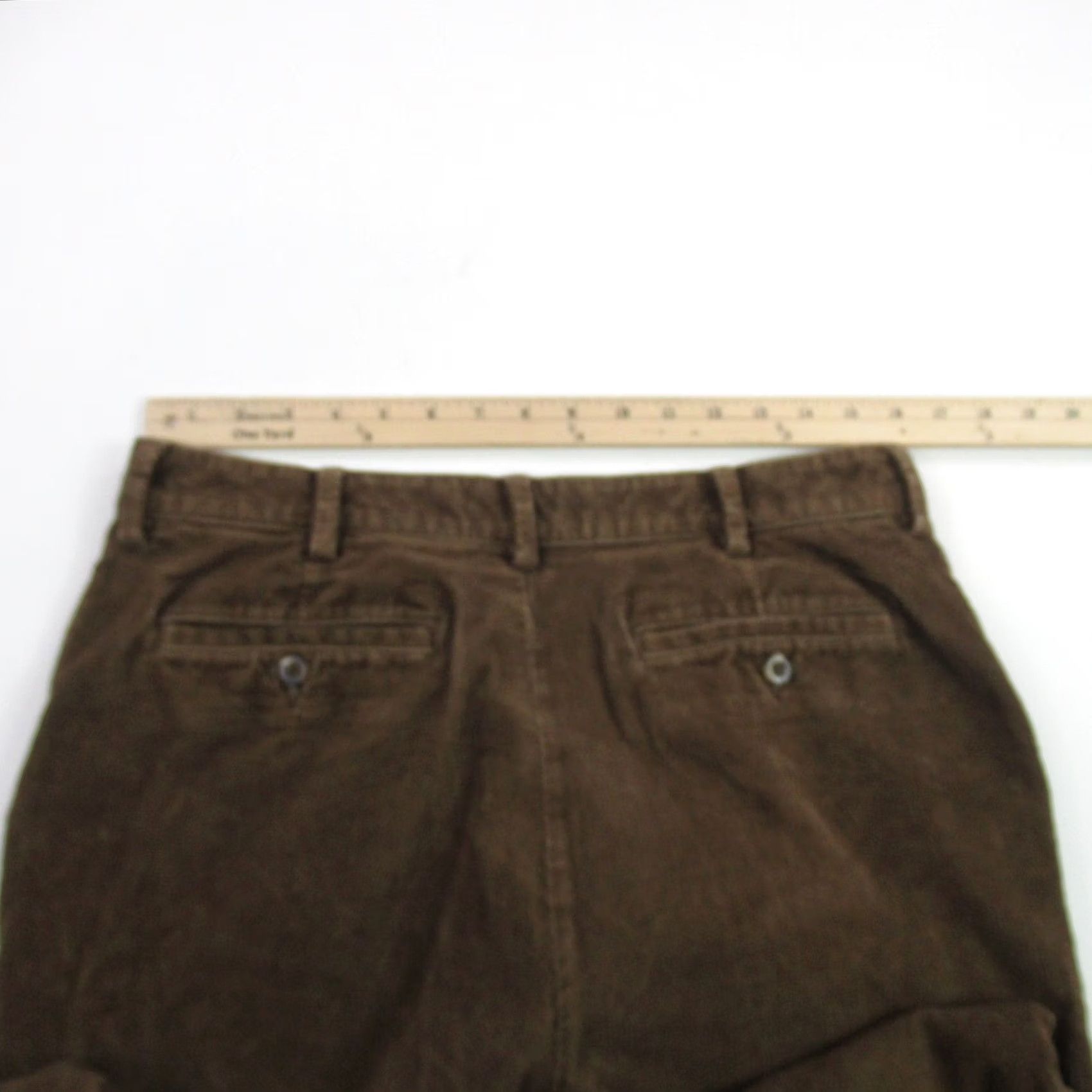 Vintage LL Bean Jeans Womens 34X29 Brown Corduroy Straight Leg Pockets Casual Pockets Size 24" / US 00 / IT 34 - 5 Thumbnail
