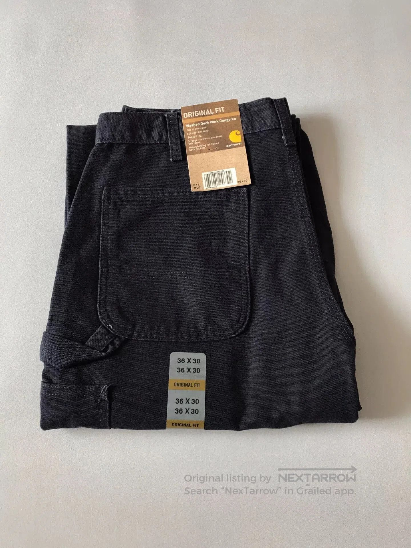 Carhartt Carhartt B11 MDT Midnight Blue Work Pants. Size US 36 / EU 52 - 1 Thumbnail