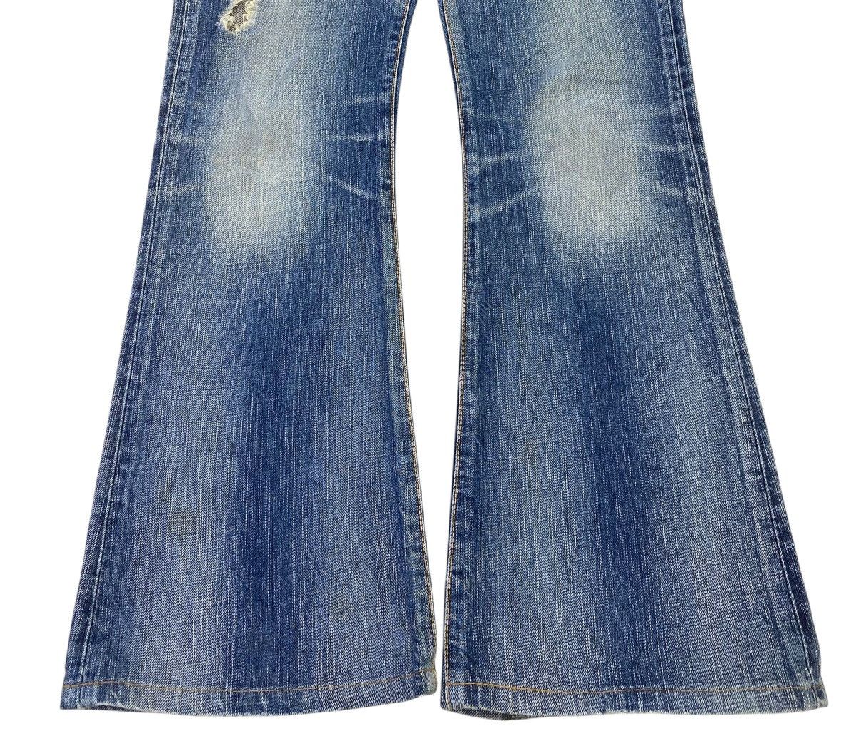 Edwin Edwin Faded Blue Wash Style Flare Leg Jeans Size US 30 / EU 46 - 5 Thumbnail