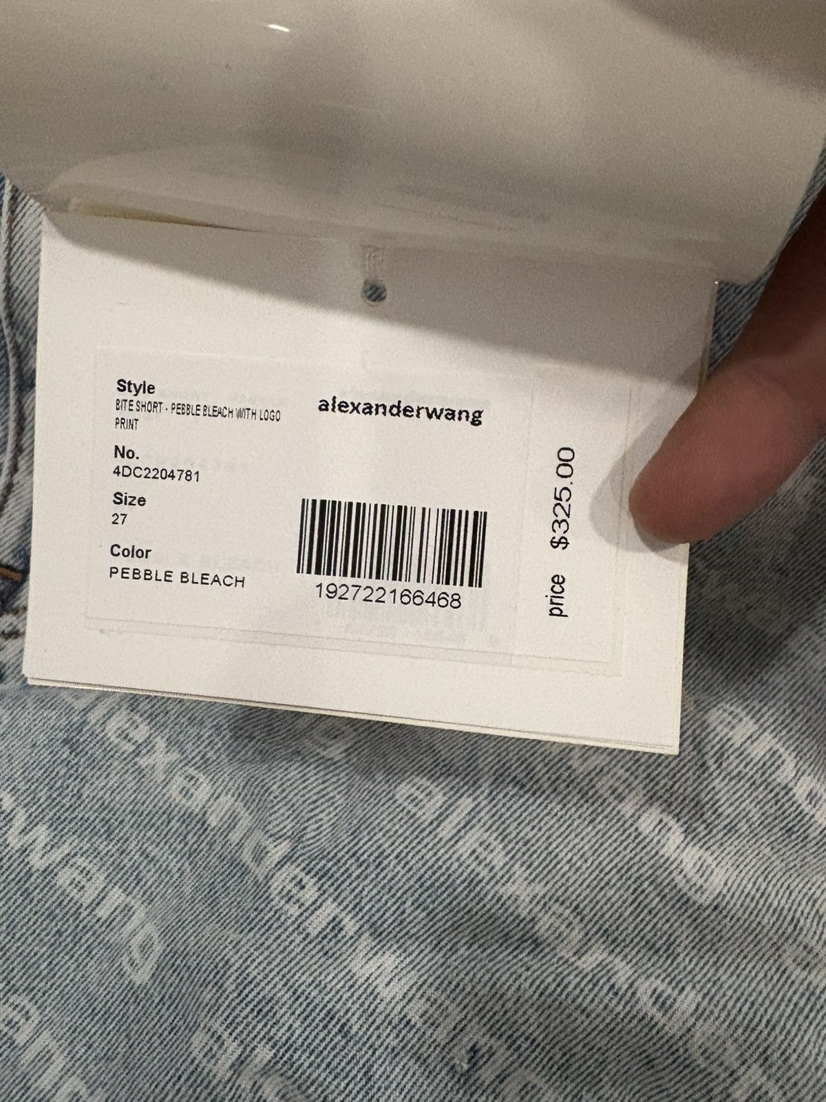 Alexander Wang AW Pebble Beach Bite Shorts Size 27" / US 4 / IT 40 - 2 Thumbnail
