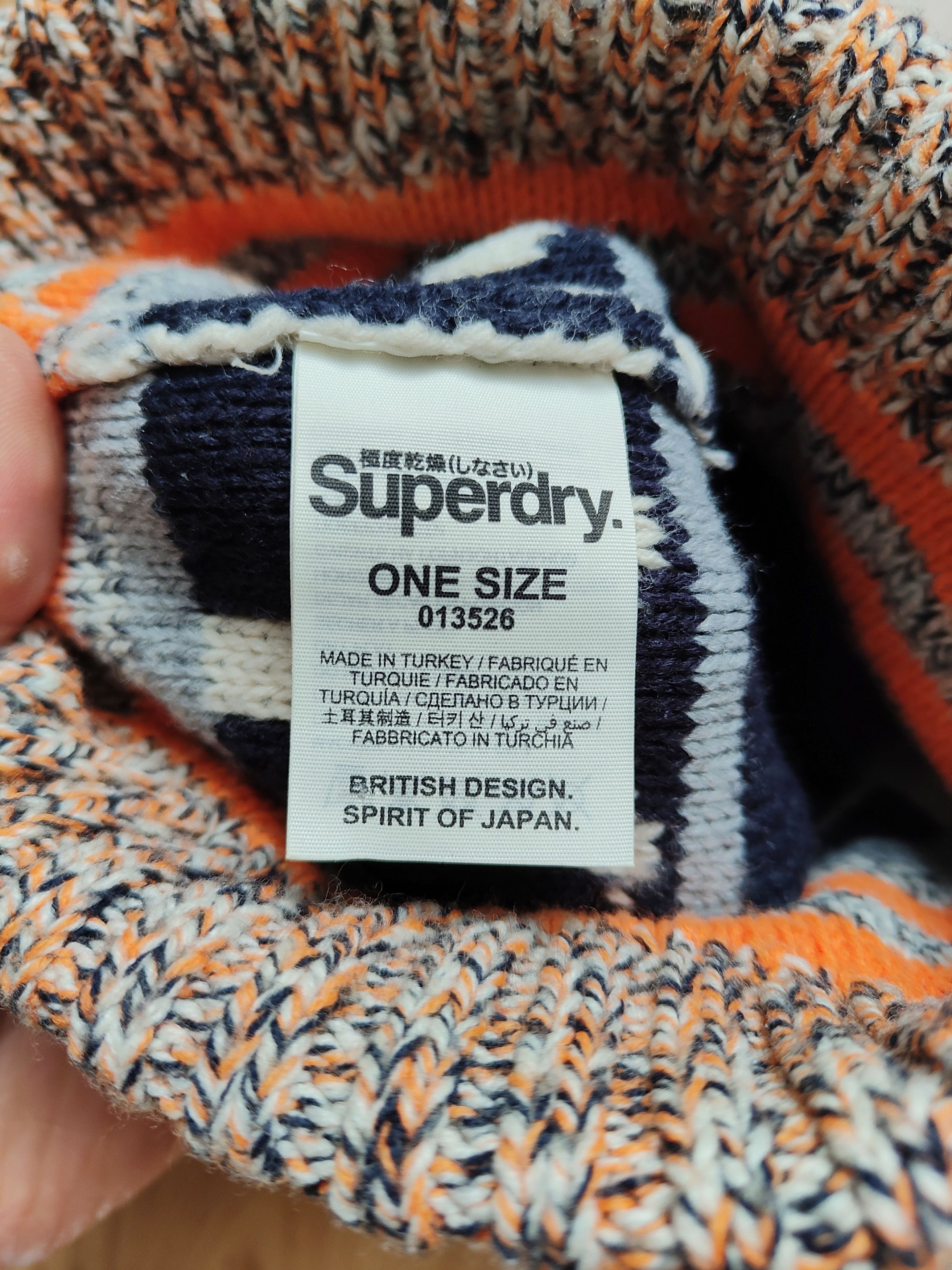 Superdry Superdry Beanie Knitted Hat Superdry Japan Hat Size ONE SIZE - 4 Thumbnail