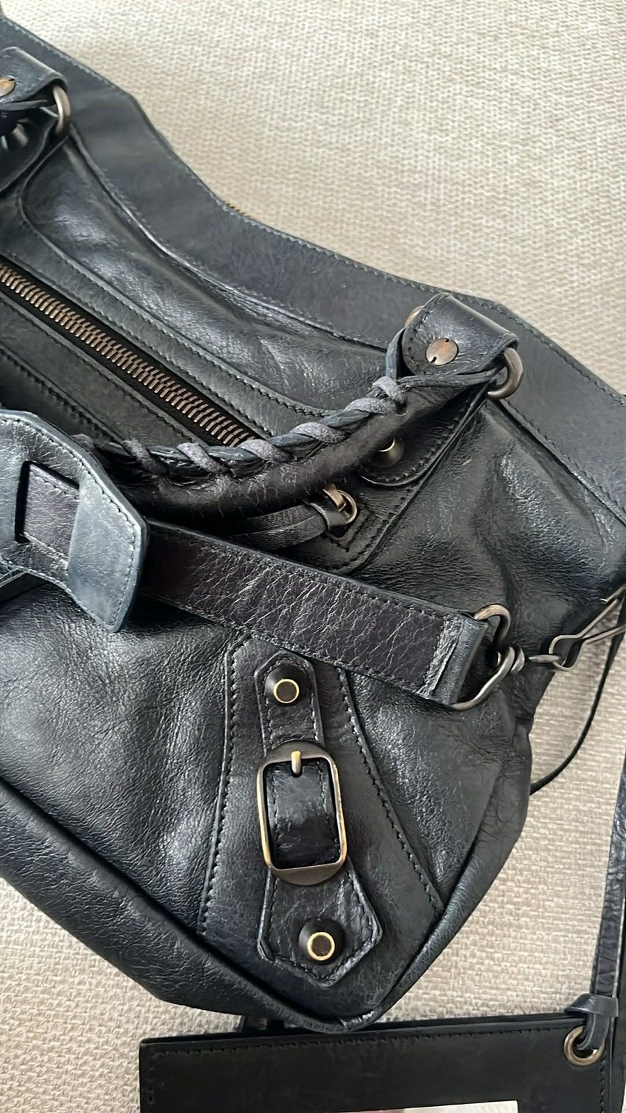 Balenciaga Balenciaga "The First" 2005 Black Chevre Leather Size ONE SIZE - 17 Thumbnail