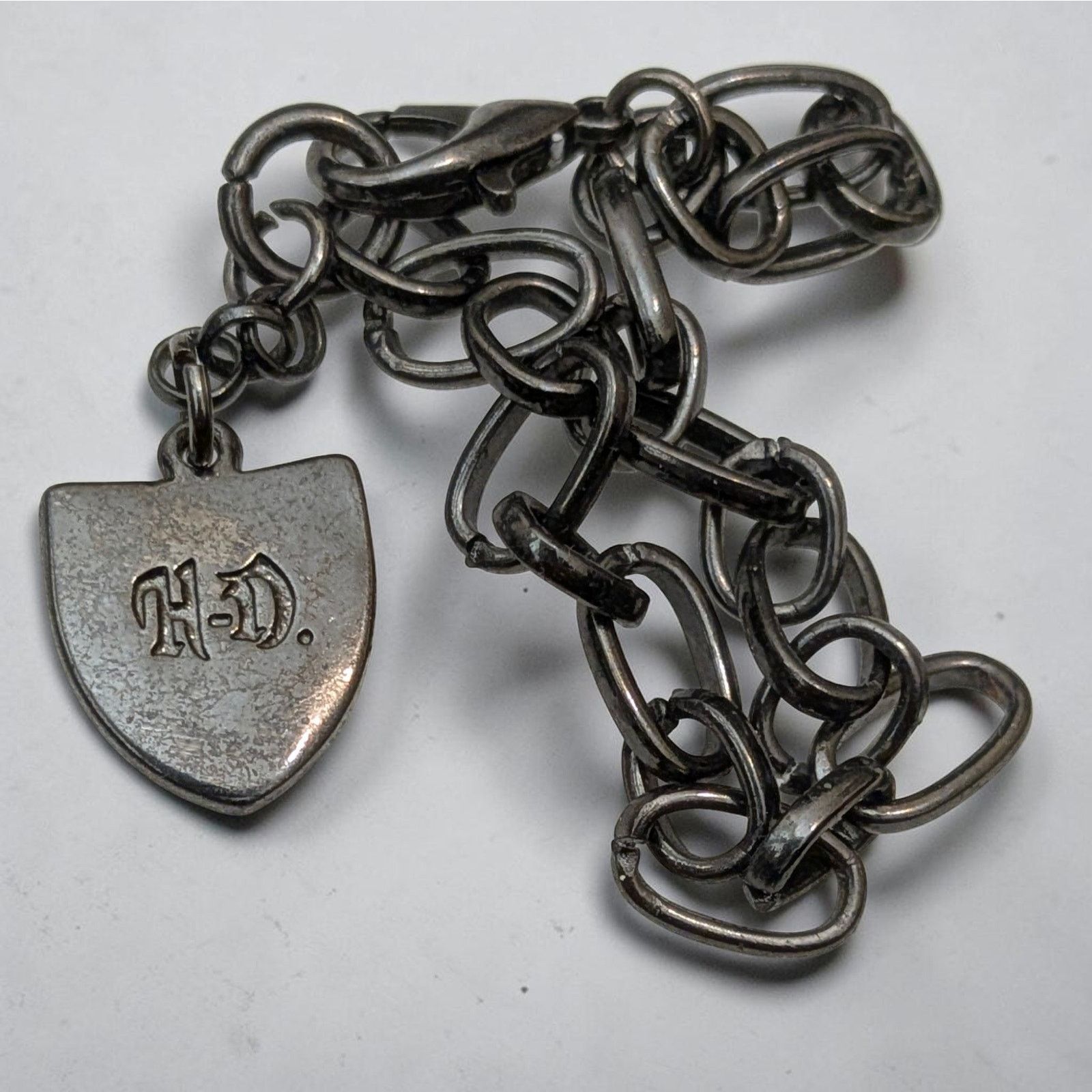 Harley Davidson HARLEY DAVIDSON Rhinestone HD Bar & Shield Charm Bracelet Size ONE SIZE - 5 Thumbnail