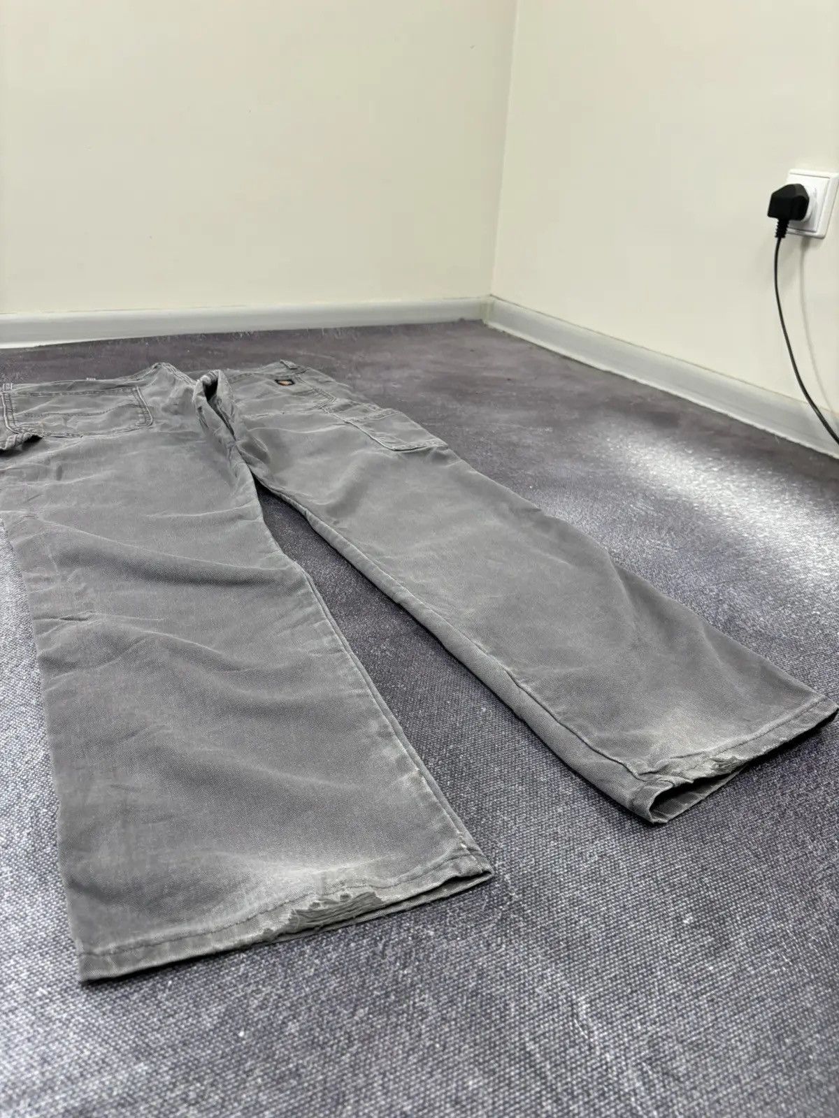 Dickies × Vintage Vintage Dickies USA Gray Work Hype Pants Jeans Size US 36 / EU 52 - 3 Thumbnail