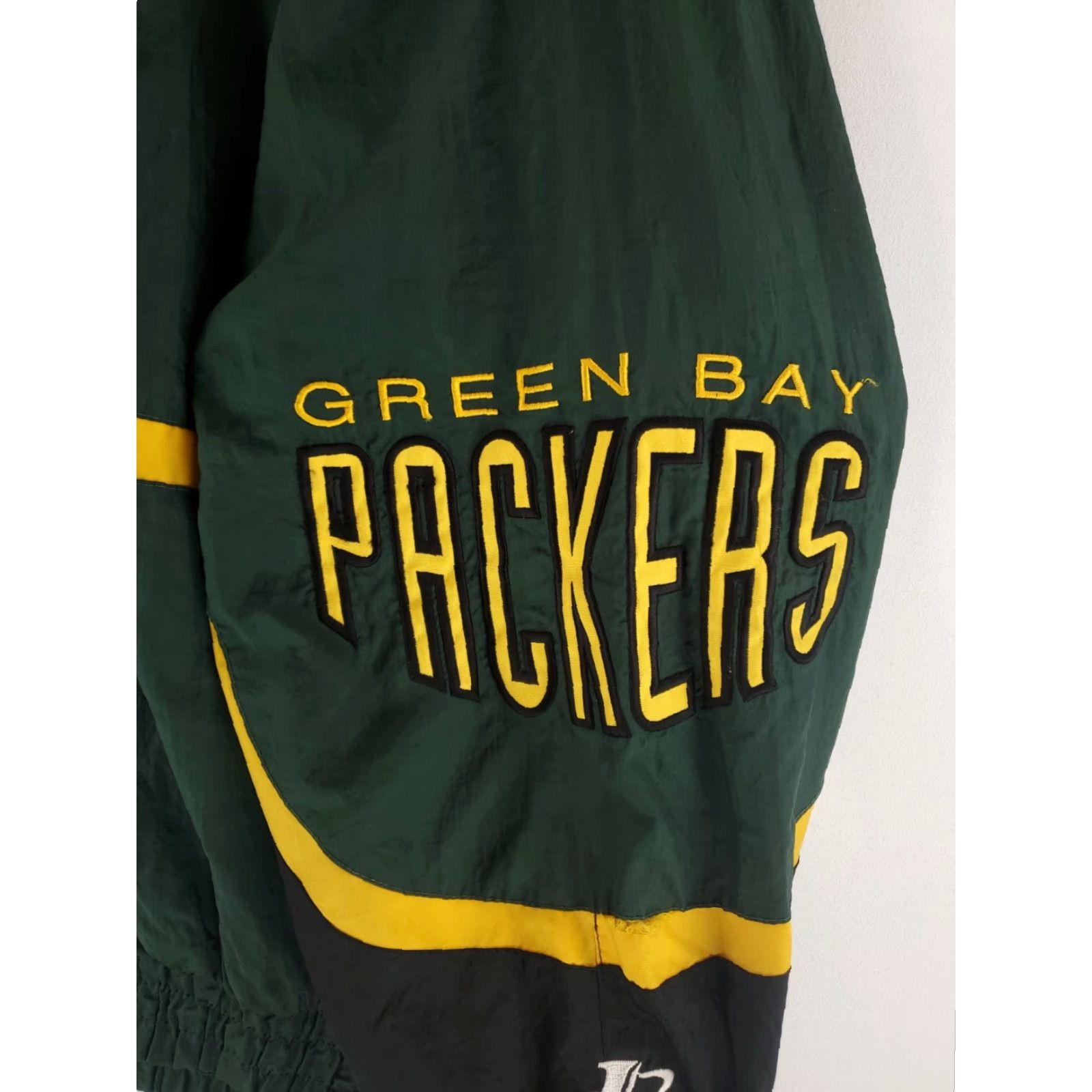 Logo Athletic VINTAGE Logo Athletic Windbreaker Jacket Green Bay Packers VTG 90s Full Zip Mens 3XL Green Size US XXL / EU 58 / 5 - 6 Thumbnail