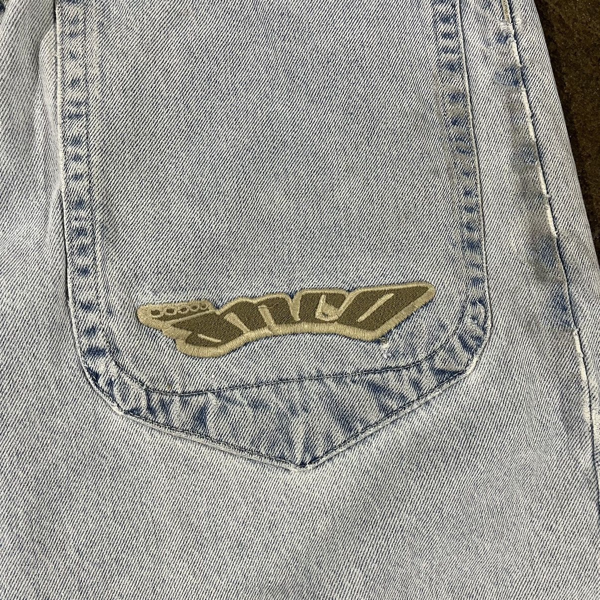 JNCO × Vintage Crazy Vintage Y2K JNCO Jeans Baggy Skater Rave Wide Leg Size US 31 - 7 Thumbnail