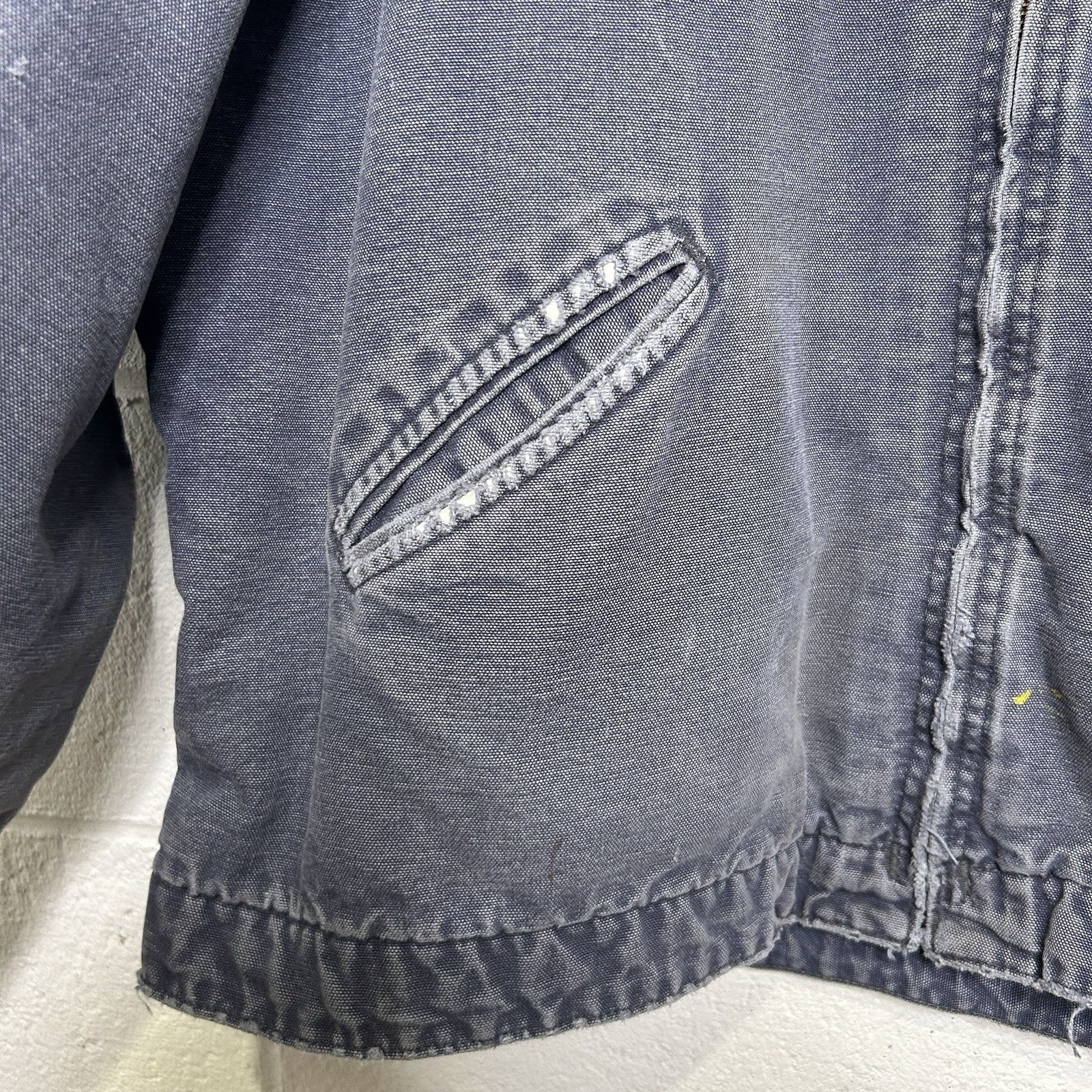 Carhartt Vintage Carhartt Blanket-Lined Detroit Jacket “Petrol” J64 Size US XL / EU 56 / 4 - 4 Thumbnail