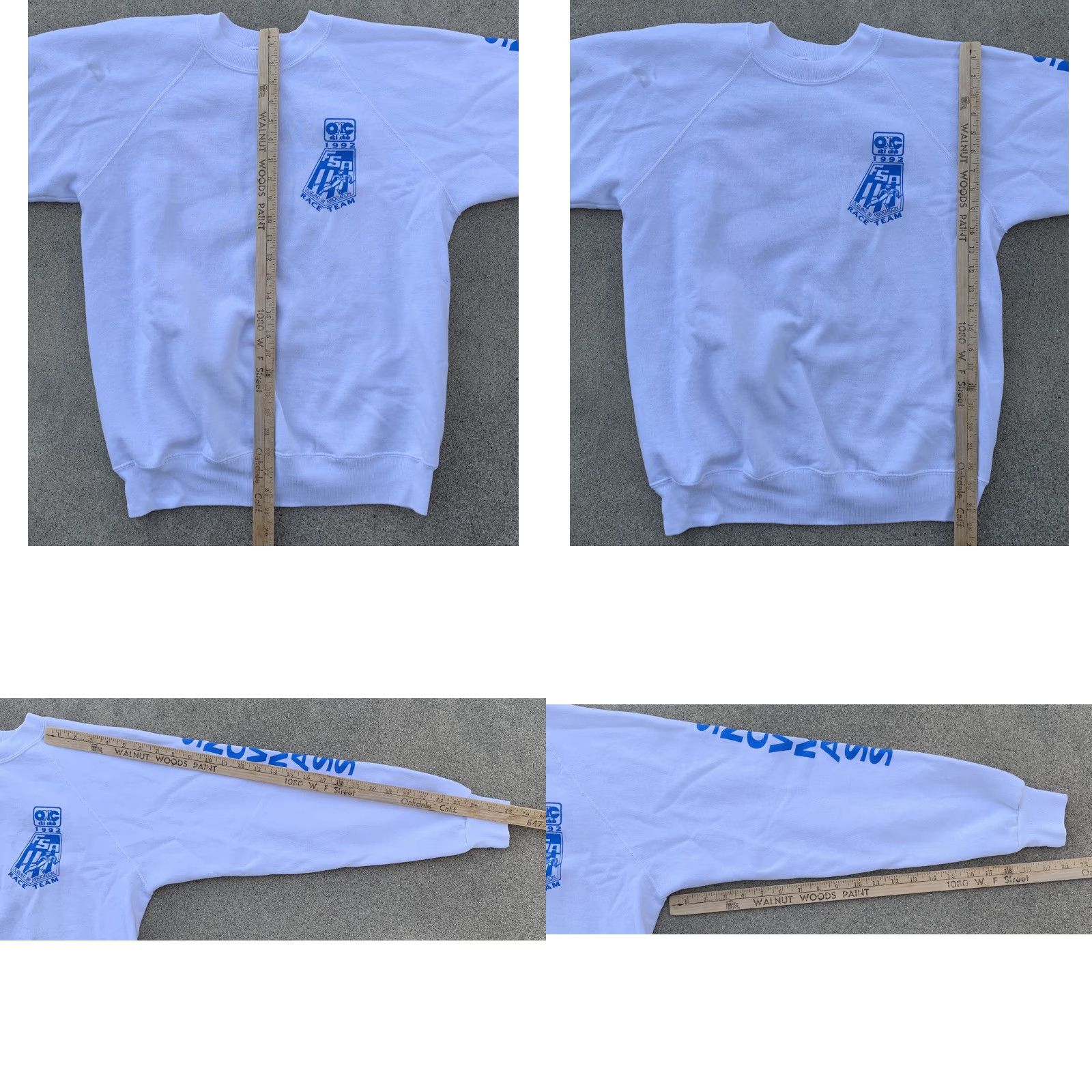 Hanes vintage OKC Ski Club 1992 FSA Flatland Ski Association Race Team sweatshirt Sz L Size US L / EU 52-54 / 3 - 11 Thumbnail