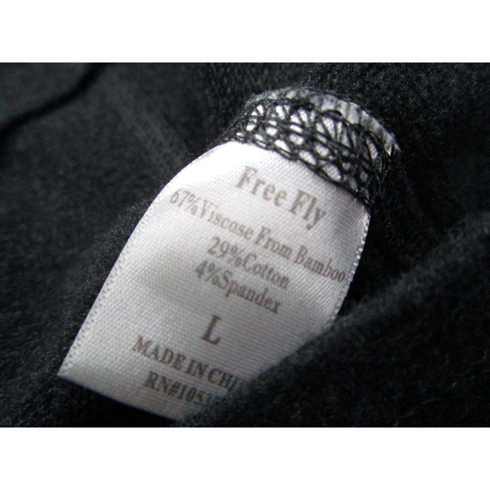 Vintage Free Fly Men's Large Gray 1/4 Zip Pullover Sweater Bamboo Blend Long Sleeve Hiking Workwear Size US L / EU 52-54 / 3 - 4 Thumbnail