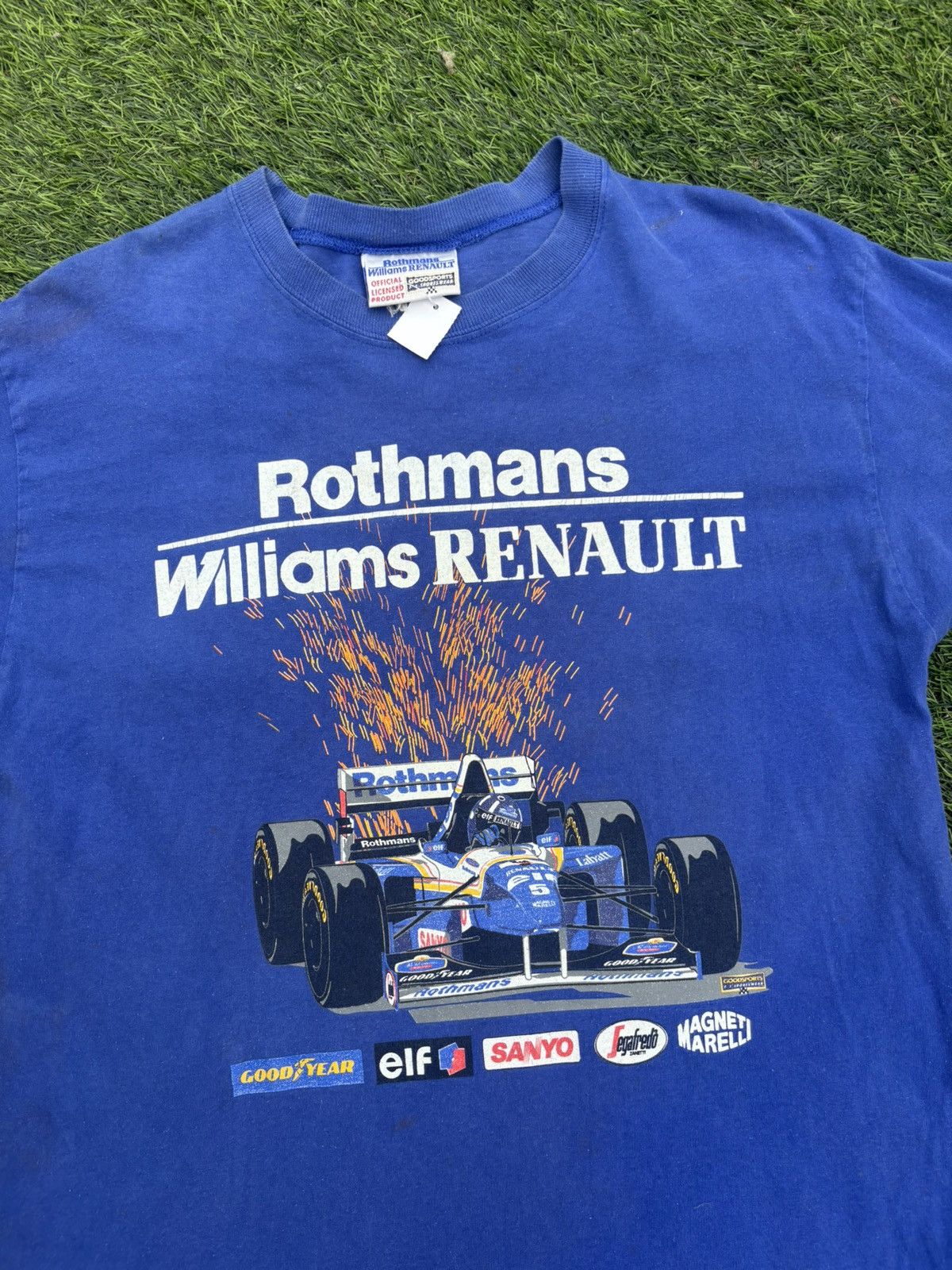 Vintage Vintage Rothmans Williams Racing Tshirt Size US L / EU 52-54 / 3 - 3 Thumbnail