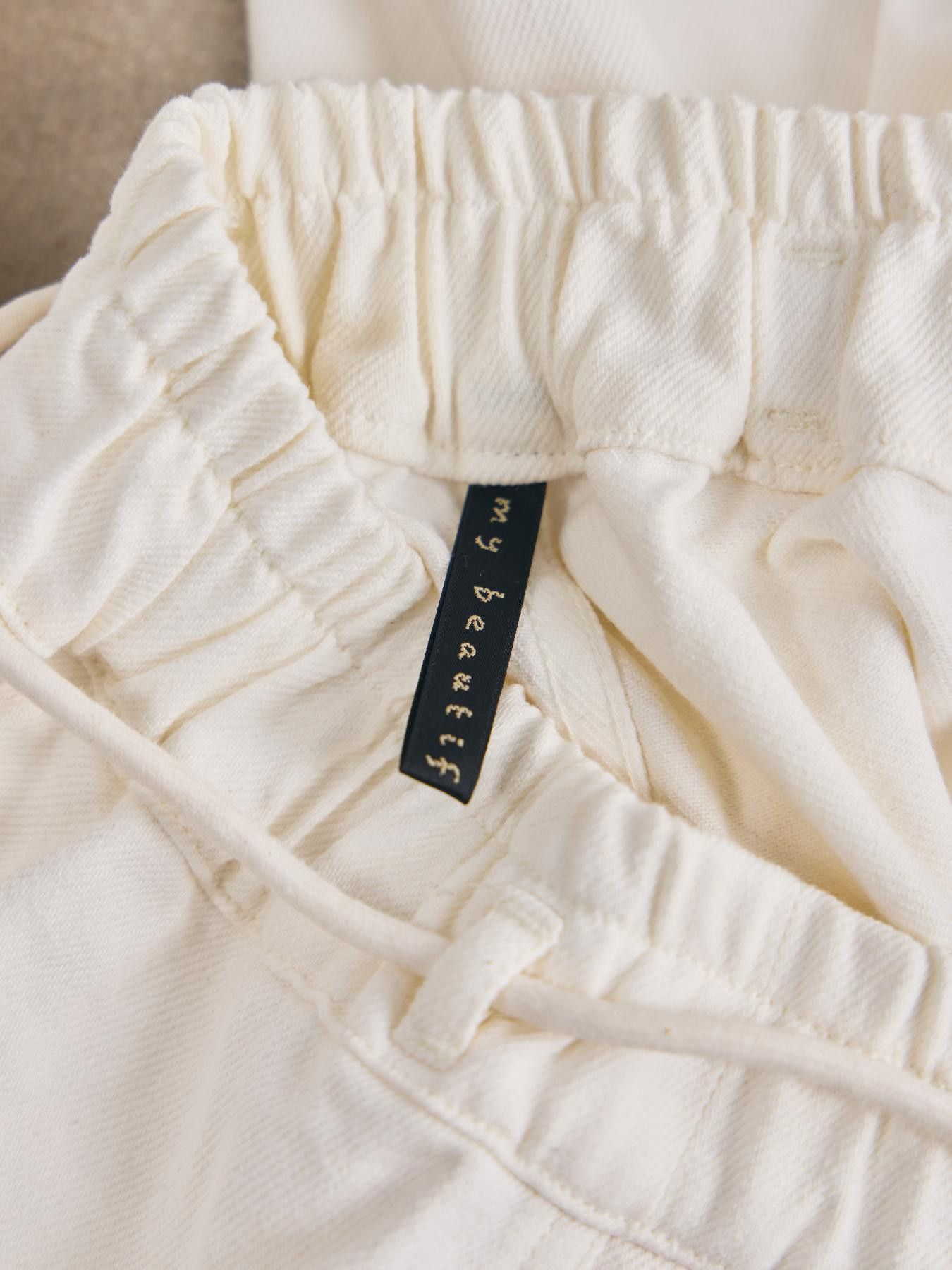 my beautiful landlet my beautiful landlet OPEND ANTIQUE DENIM EASY WIDE PANTS Size US 34 / EU 50 - 5 Thumbnail