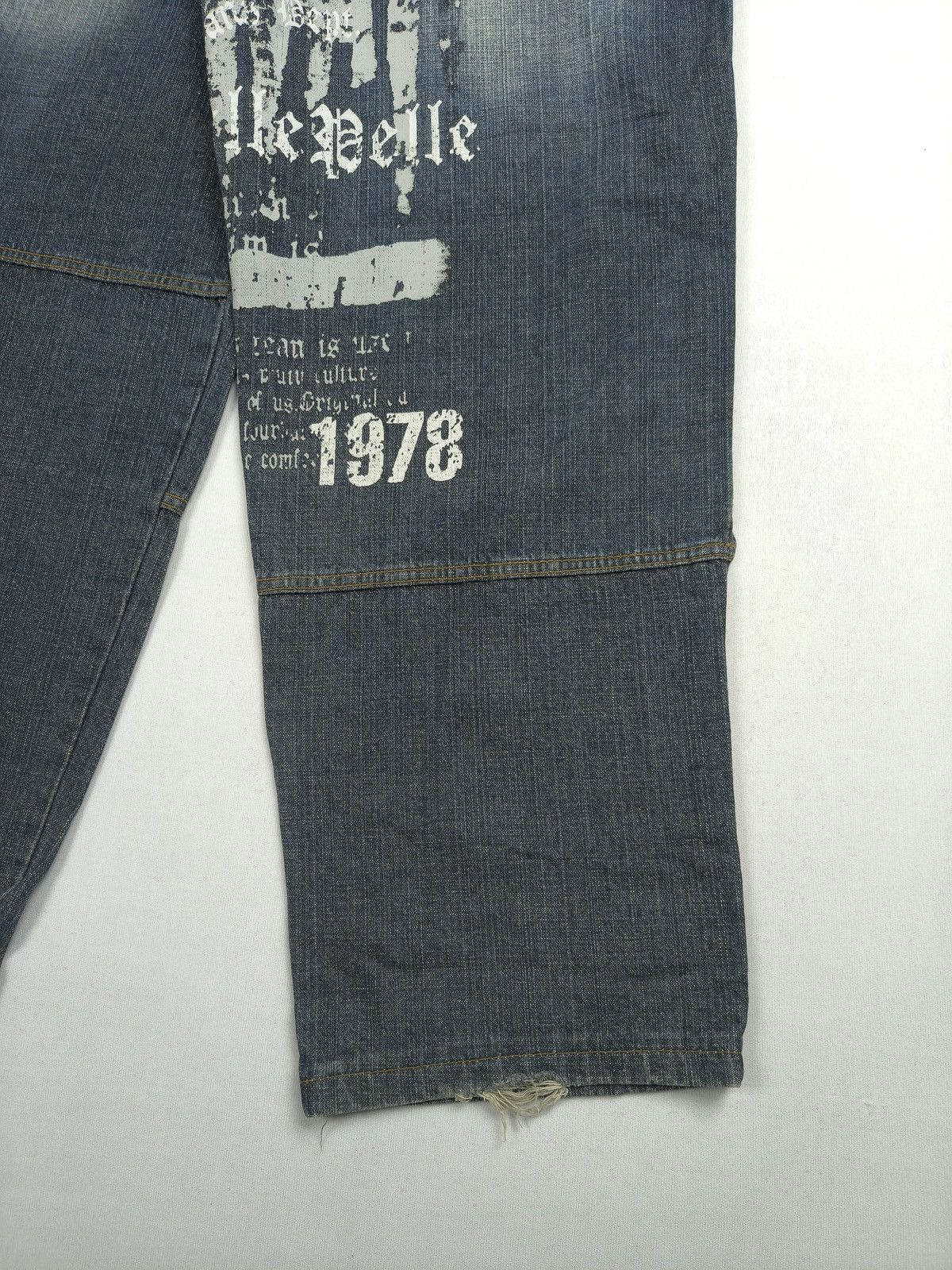 Pelle Pelle Pelle Pelle Crazy Graphic Y2K Baggy Jeans (066) Size US 36 / EU 52 - 12 Thumbnail