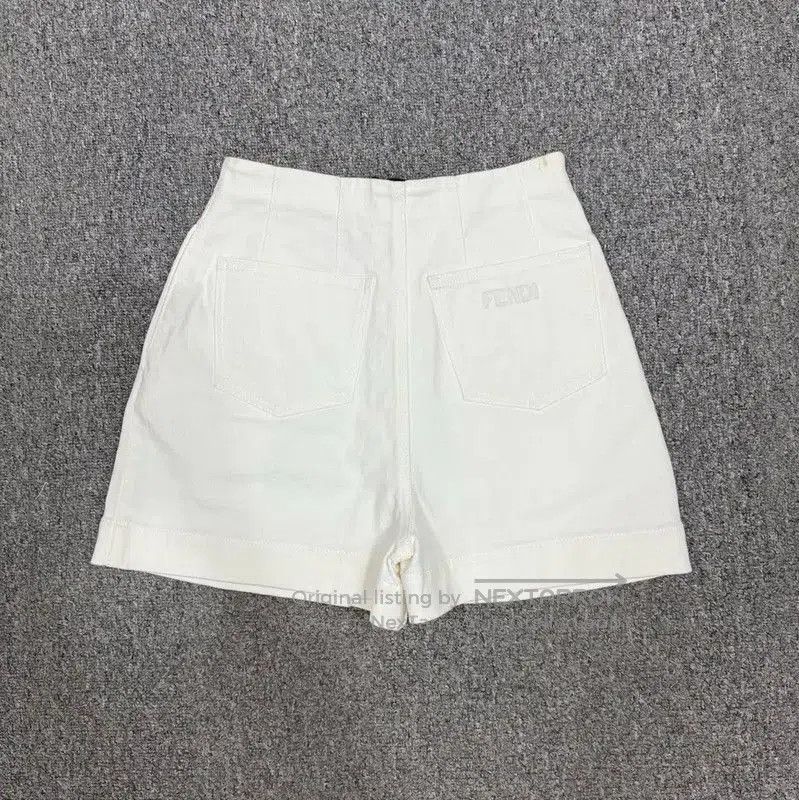 Fendi Fendi White Cotton Women's Shorts . Size 23" - 2 Thumbnail