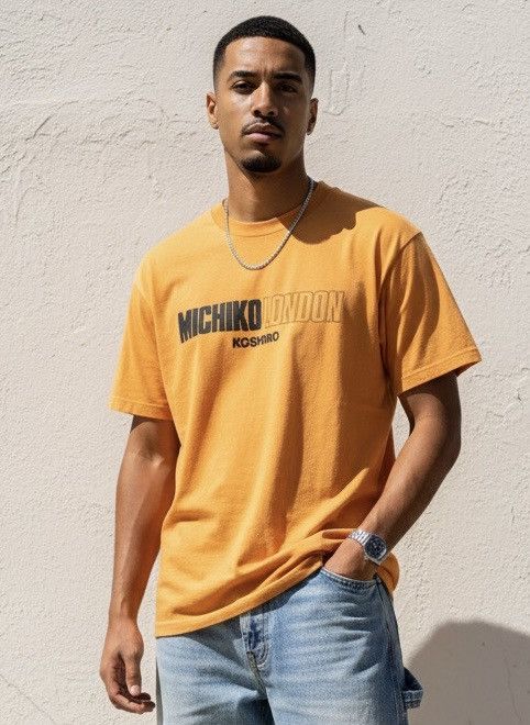 Michiko Koshino London ARCHIVE VINTAGE Michiko London Koshino Logo Tee 90s/Y2K Size US L / EU 52-54 / 3 - 2 Thumbnail