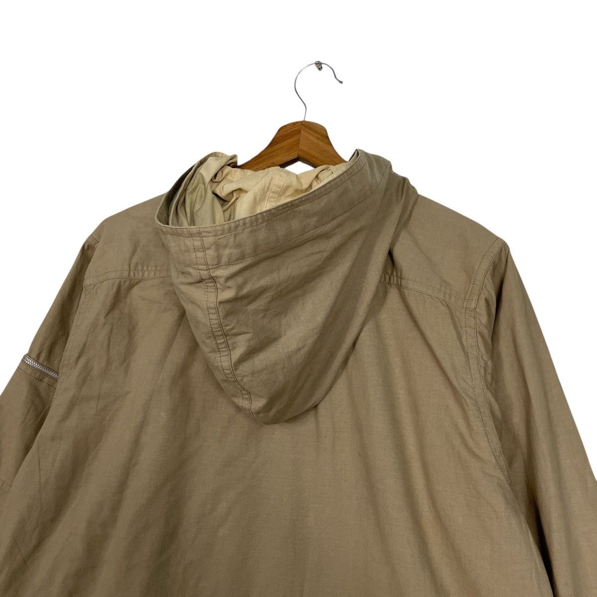 Issey Miyake Vintage 80s Issey Miyake Sport Hooded Jacket Size L / US 10 / IT 46 - 9 Thumbnail