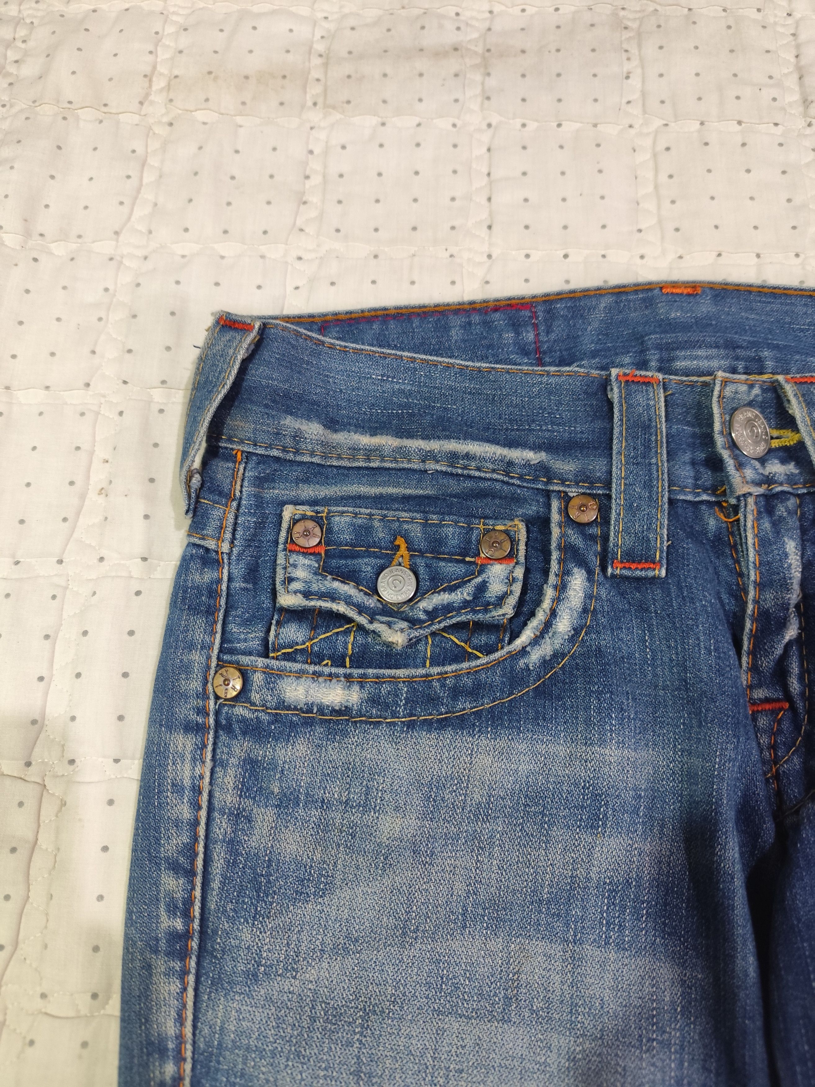 True Religion Vintage True Religion Flare Denim J021 Size 30" / US 8 / IT 44 - 4 Thumbnail