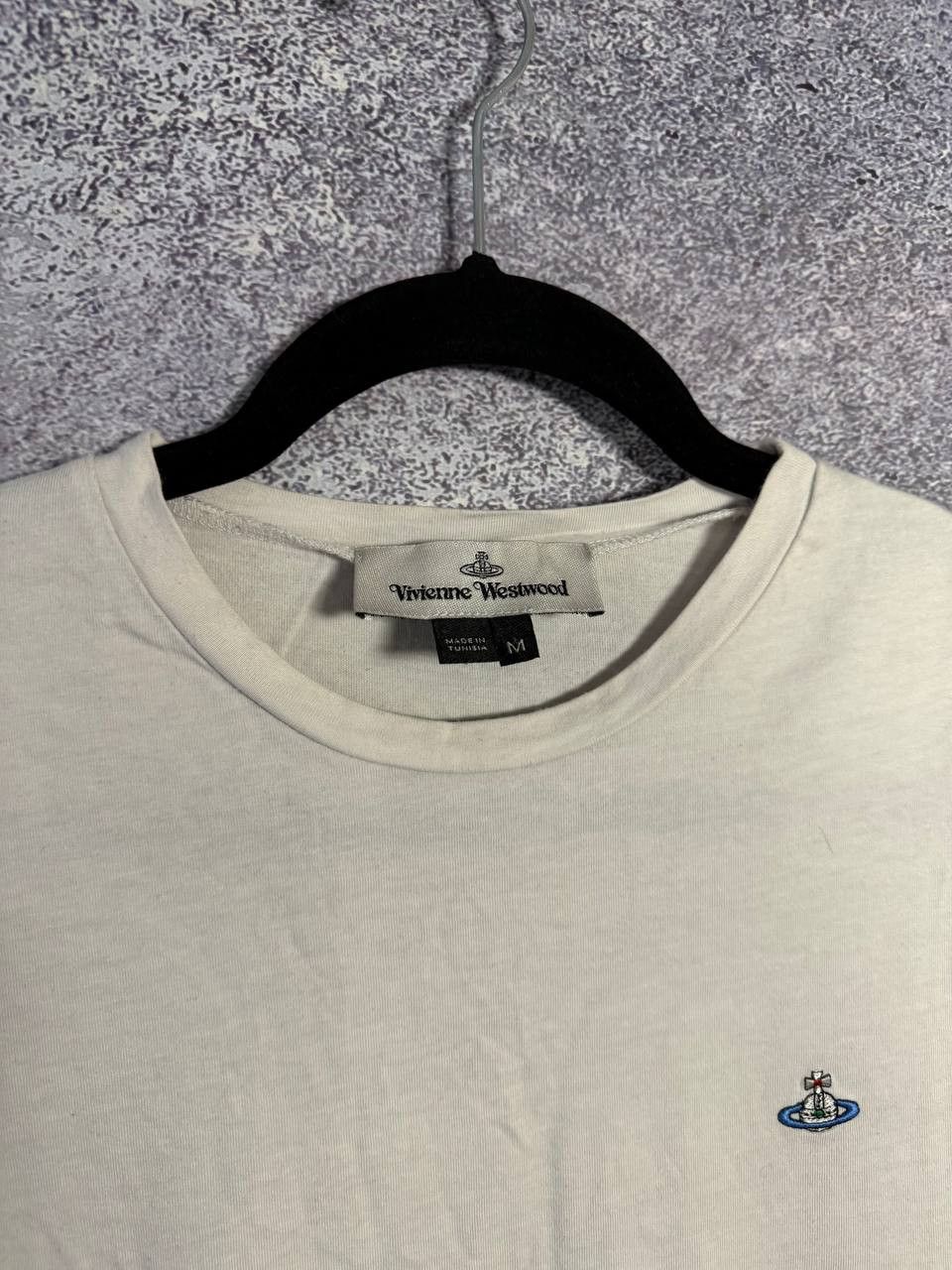 Vivienne Westwood Vivienne Westwood Orbital Embroidered Logo White Men's Size US M / EU 48-50 / 2 - 9 Thumbnail
