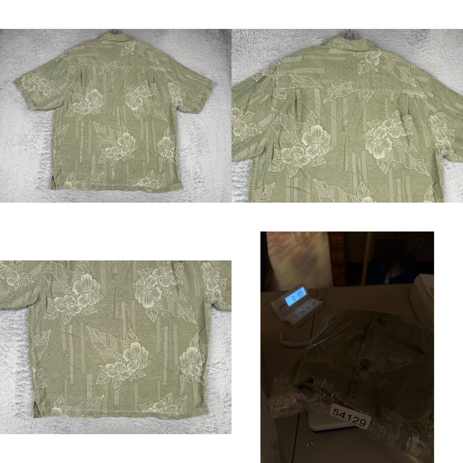 Vintage VINTAGE Jamaica Jaxx Shirt Men Extra Large Green Floral 100% Silk Button Up Hawaiian Size US XL / EU 56 / 4 - 9 Thumbnail