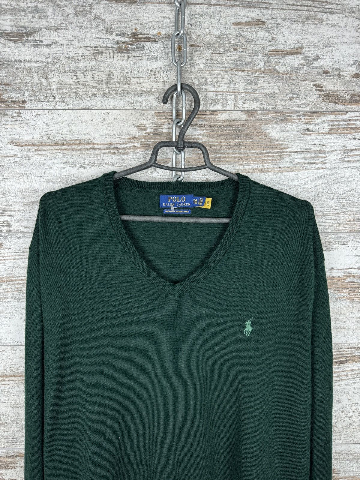 Polo Ralph Lauren × Vintage Mens Vintage Polo Ralph Lauren sweater luxury Size US XXL / EU 58 / 5 - 2 Thumbnail
