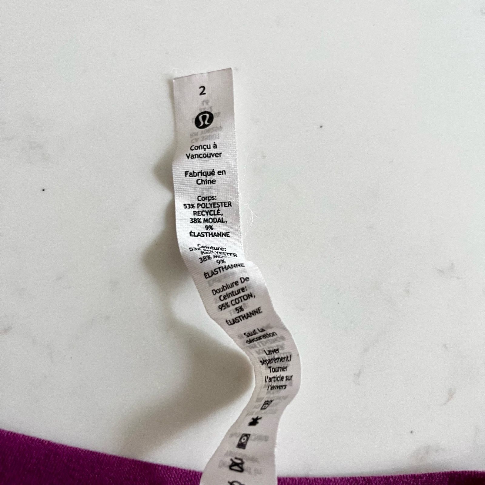 Lululemon Lululemon Athletica Softstreme Gathered T-Shirt Magenta Size XS / US 0-2 / IT 36-38 - 6 Thumbnail