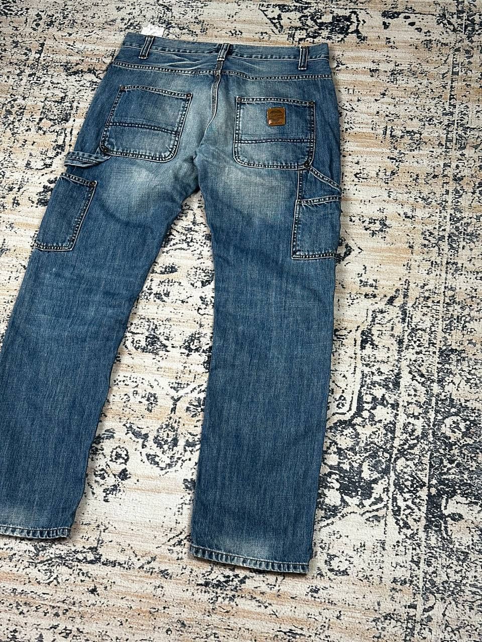 Carhartt Vintage Carhartt WIP Harvest Carpenter Denim pants Size US 31 - 10 Thumbnail