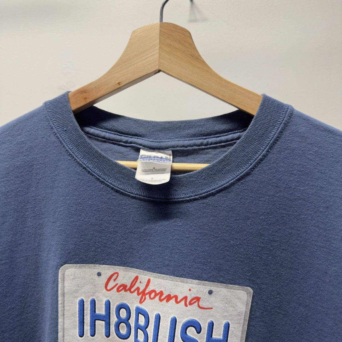 Vintage IH8Bush License Plate Shirt Humor Funny ERD Grunge Size US L / EU 52-54 / 3 - 3 Thumbnail