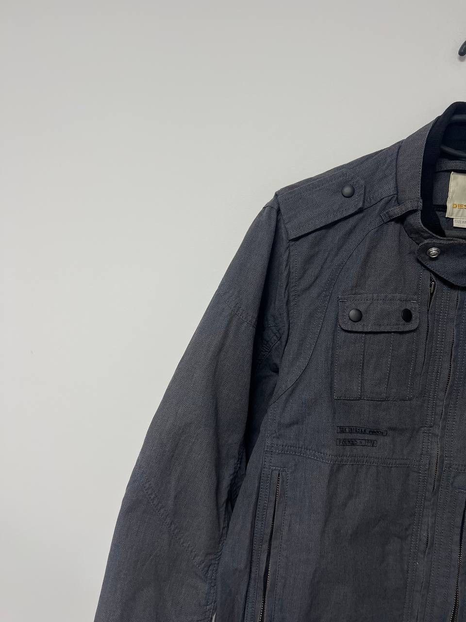 Diesel Vintage Diesel Bomber Jacket Multi Pocket Avangard Style XXL Size US XXL / EU 58 / 5 - 11 Thumbnail