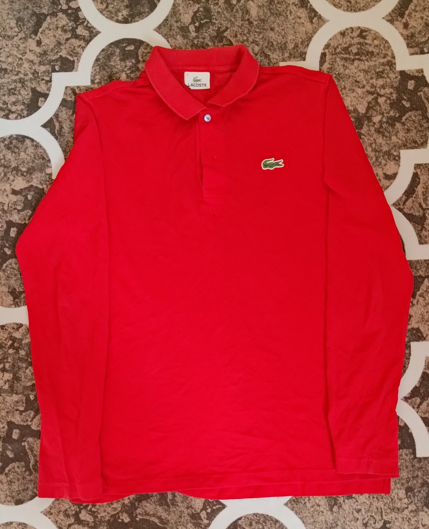 Lacoste Vintage Long Sleeve Lacoste Shirt Size US S / EU 44-46 / 1 - 1 Thumbnail