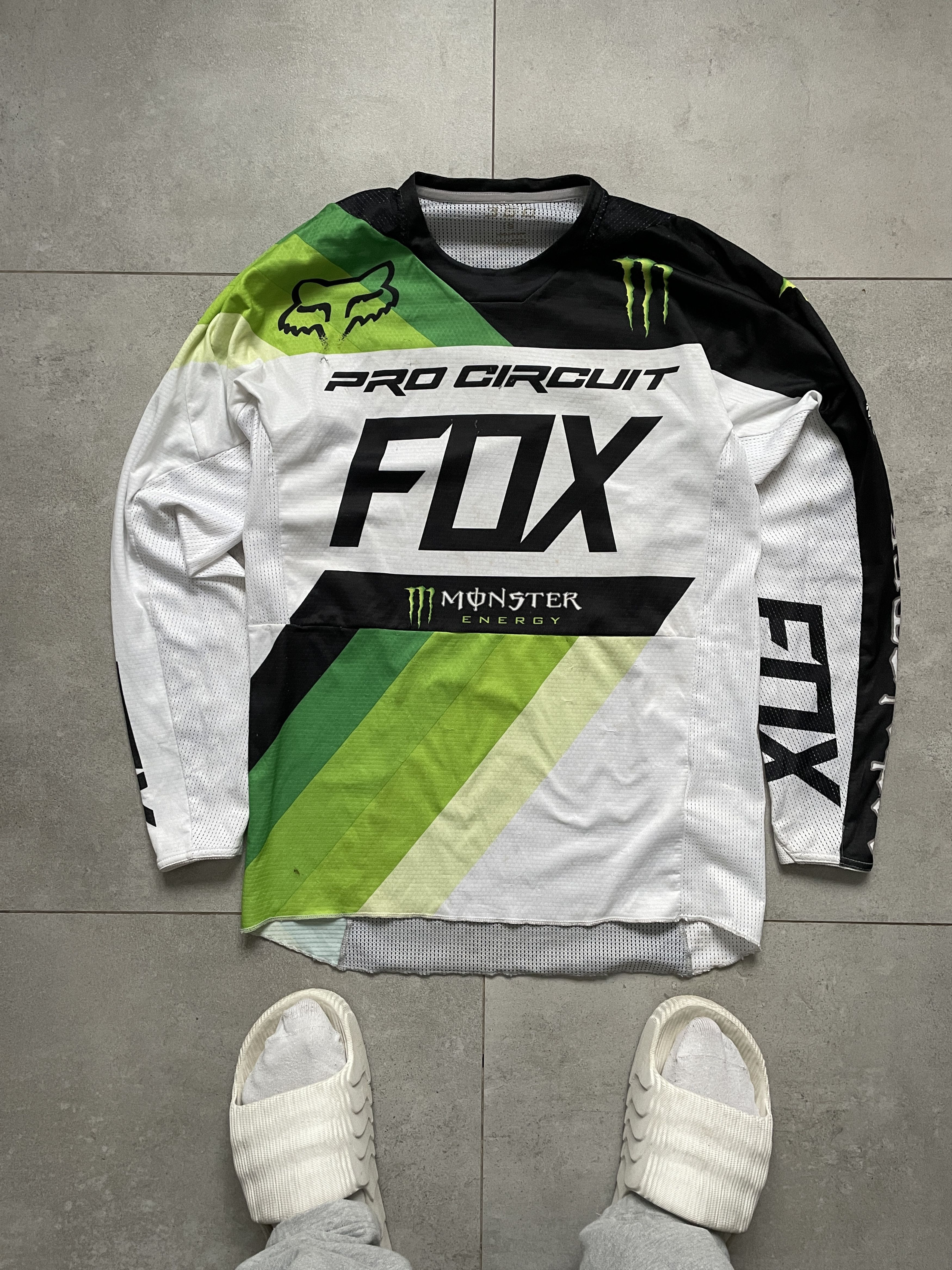 Fox Racing FOX MOTOCROSS GREEN WHITE MONSTER ENERGY LONGSLEEVE