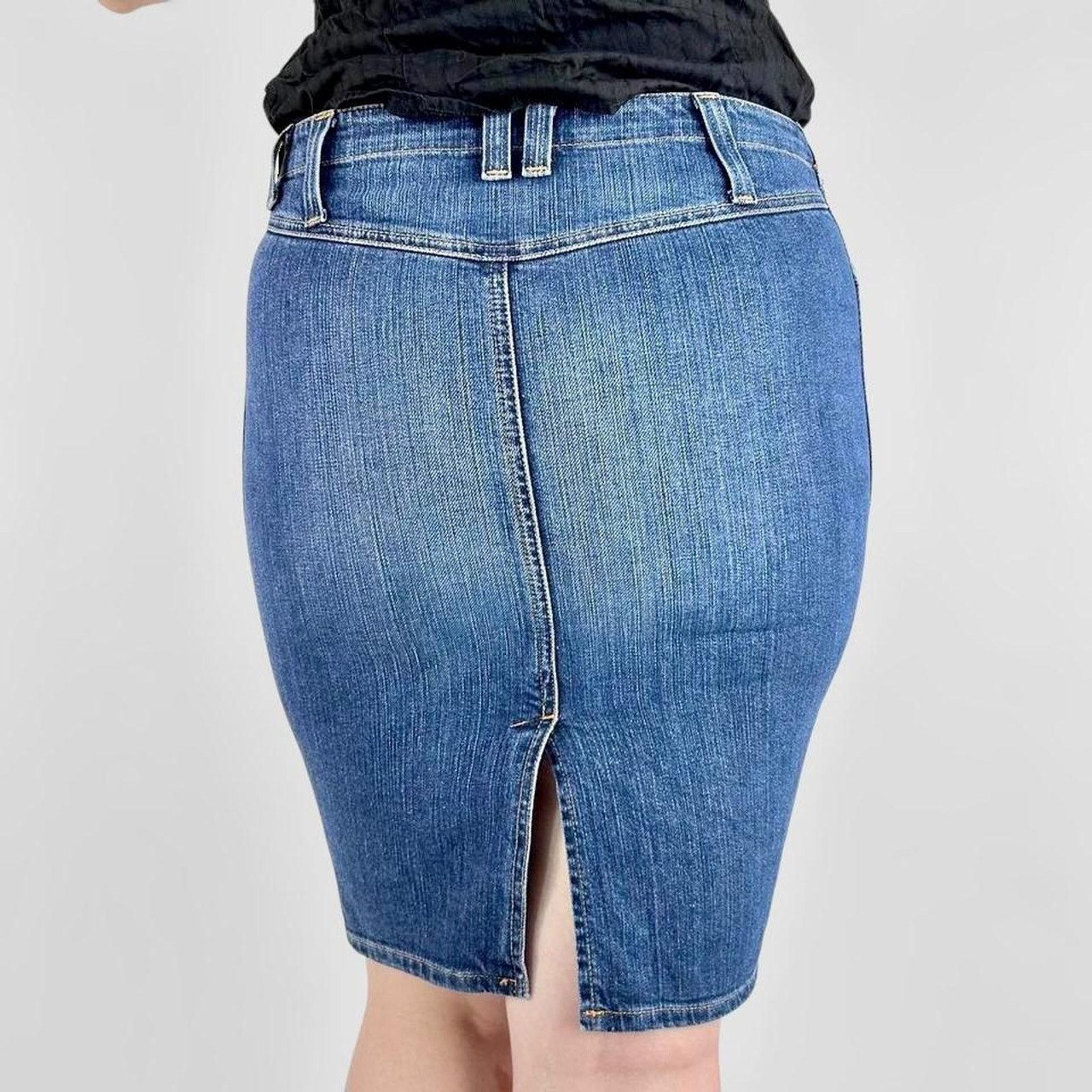 Dolce & Gabbana y2k dolce gabbana denim skirt Size 26" / US 2 / IT 38 - 6 Thumbnail