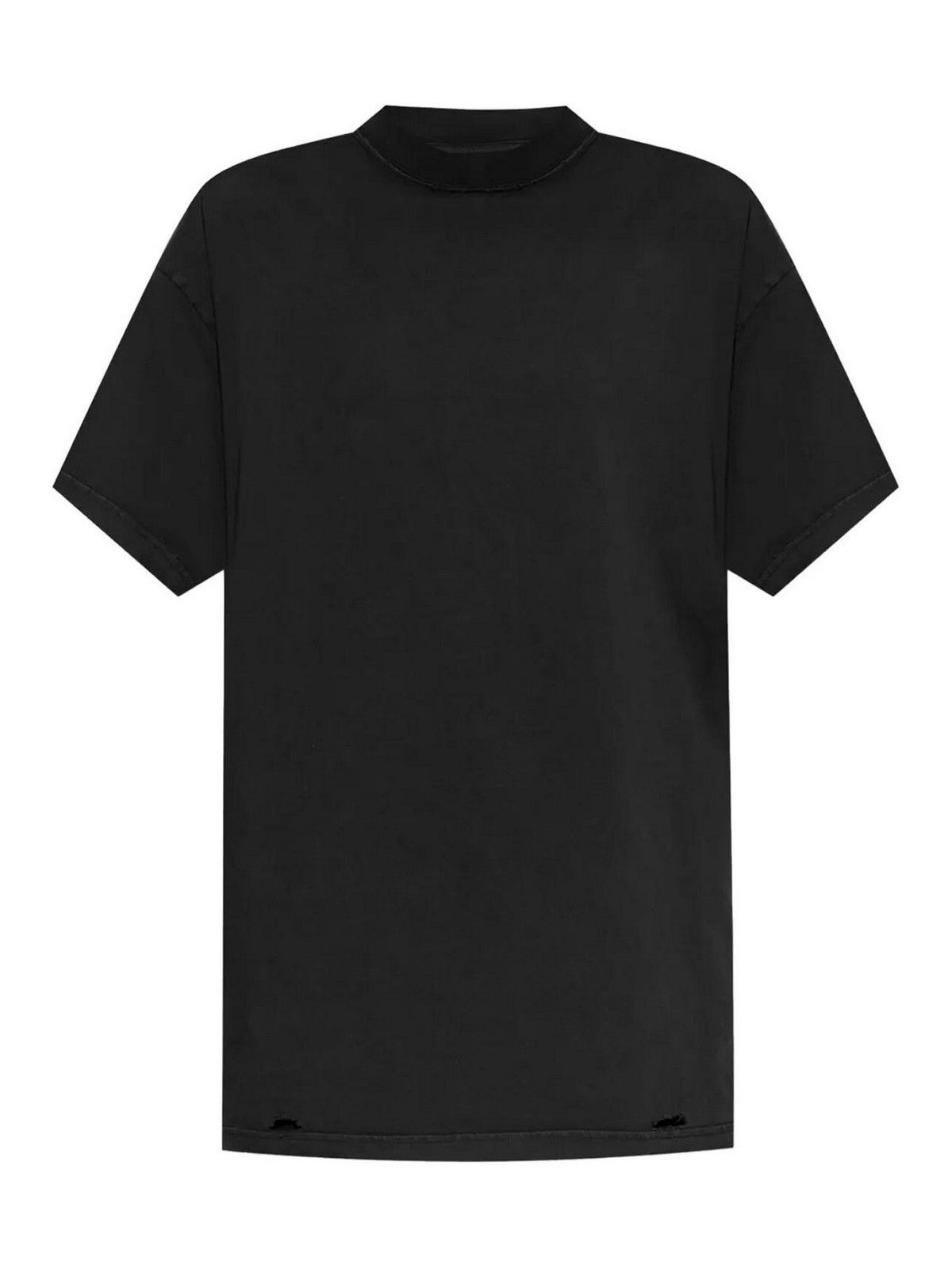 Balenciaga o1bcso1str0426 Painted T-Shirt Oversized in Black Size XS / US 0-2 / IT 36-38 - 1 Thumbnail