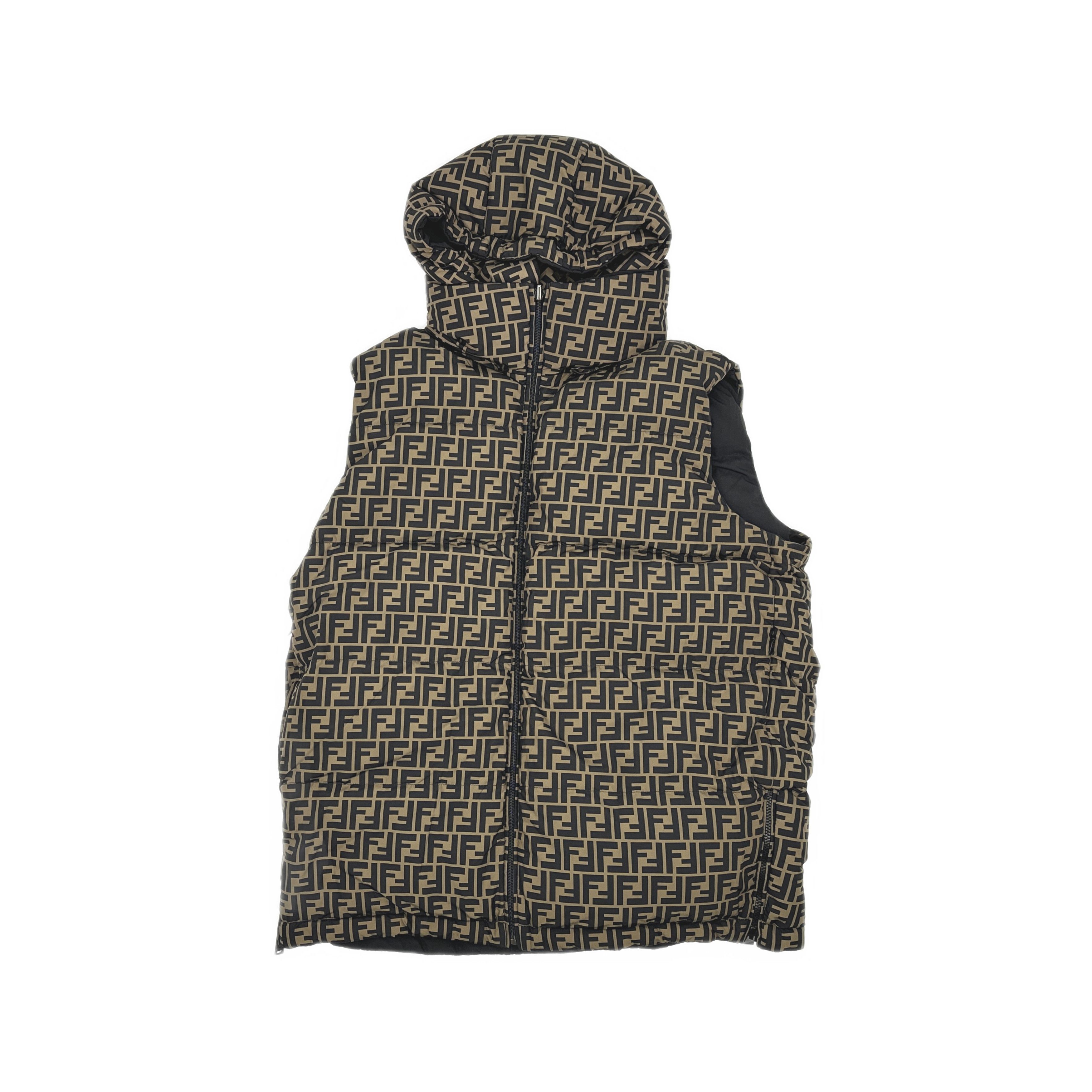 Fendi Fendi FF Logo Reversible Puffer Vest Size M Size US M / EU 48-50 / 2 - 1 Thumbnail