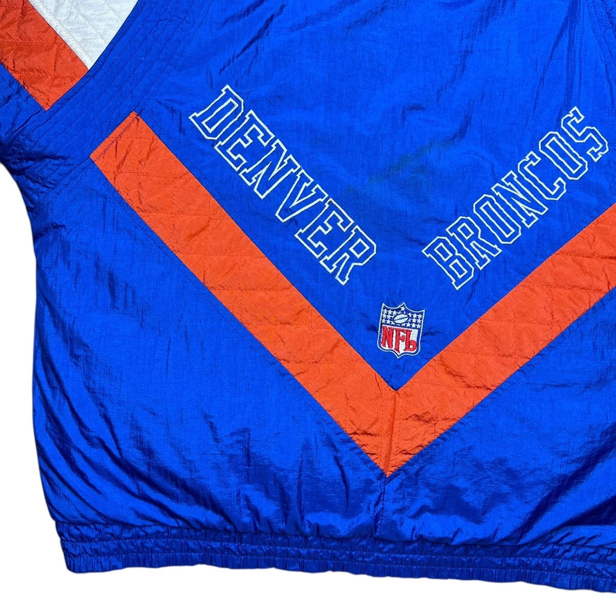 Starter Vintage 1990s NFL Denver Broncos Starter Blue Puffer Jacket Size US L / EU 52-54 / 3 - 16 Thumbnail