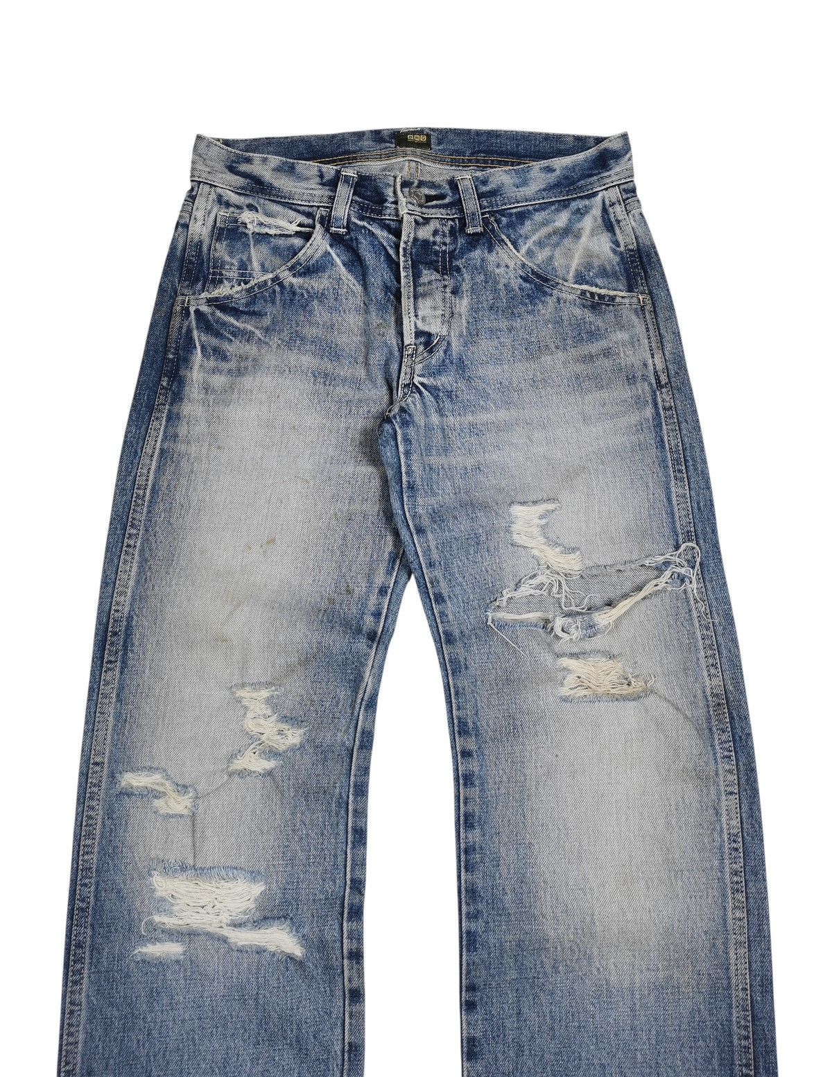 Kapital Ripped Distressed DMG Jeans Size US 28 / EU 44 - 2 Thumbnail