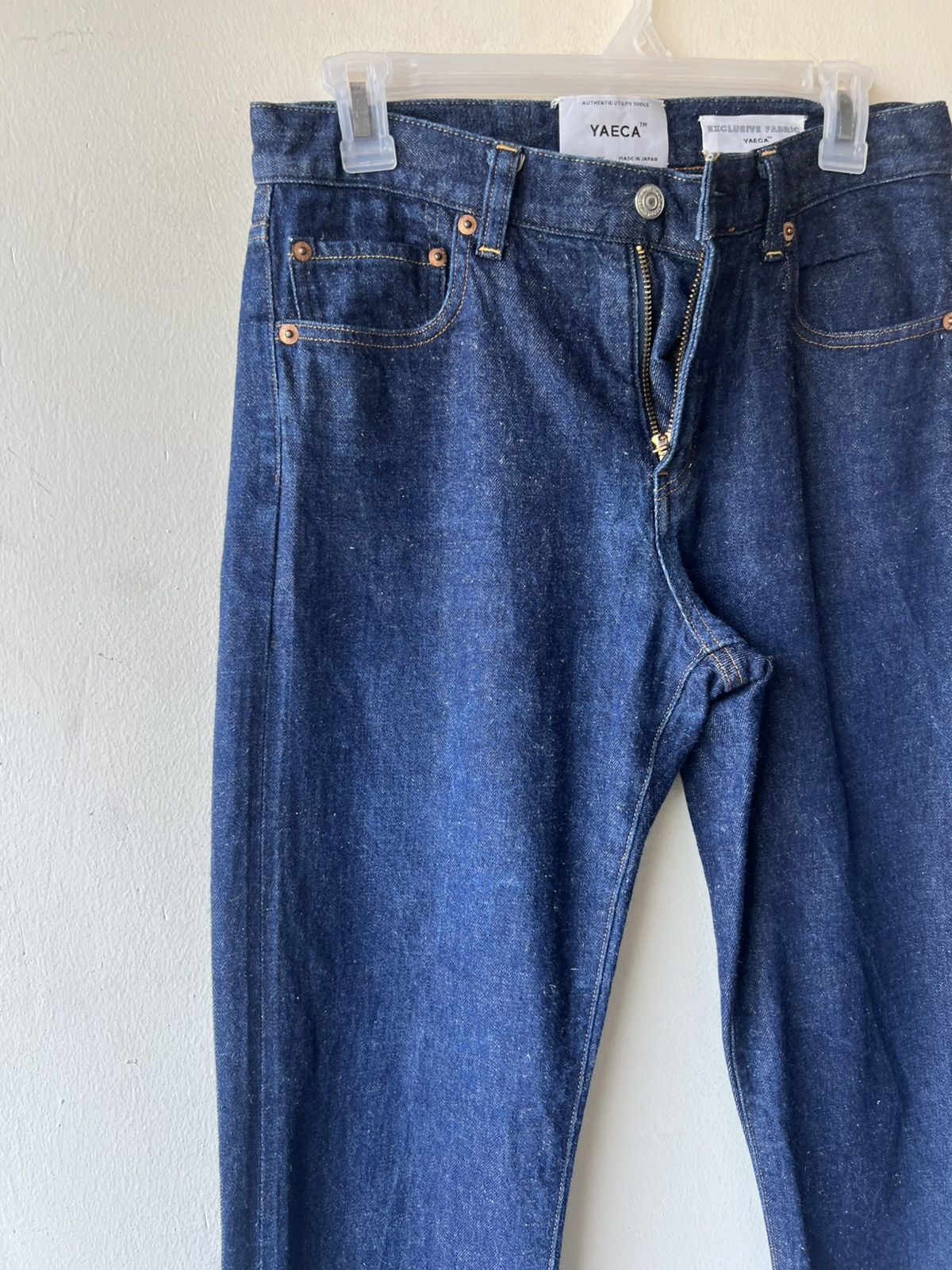 YAECA YAECA 8-11W Japan Lightweight Denim Selvedge Jeans Cropped Size US 30 / EU 46 - 11 Thumbnail