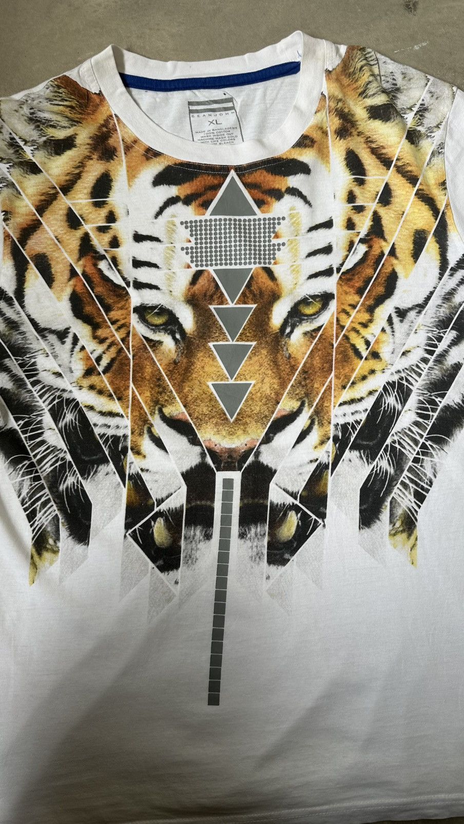 Sean John SAEN JOHN TIGER PRINT TEE Size US XL / EU 56 / 4 - 2 Thumbnail