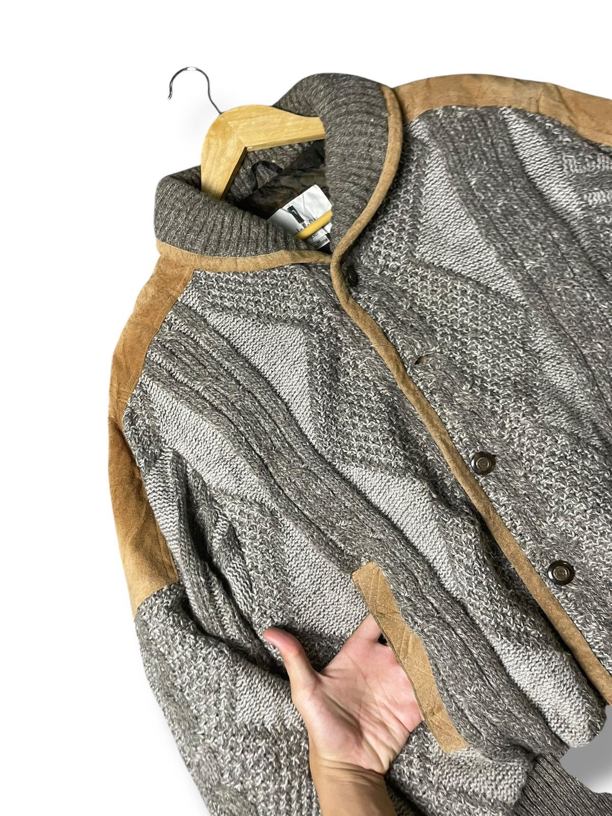 Japanese Brand × Vintage Nicoles St Gilles Paris Wool Button Jacket (56) Size US M / EU 48-50 / 2 - 8 Thumbnail